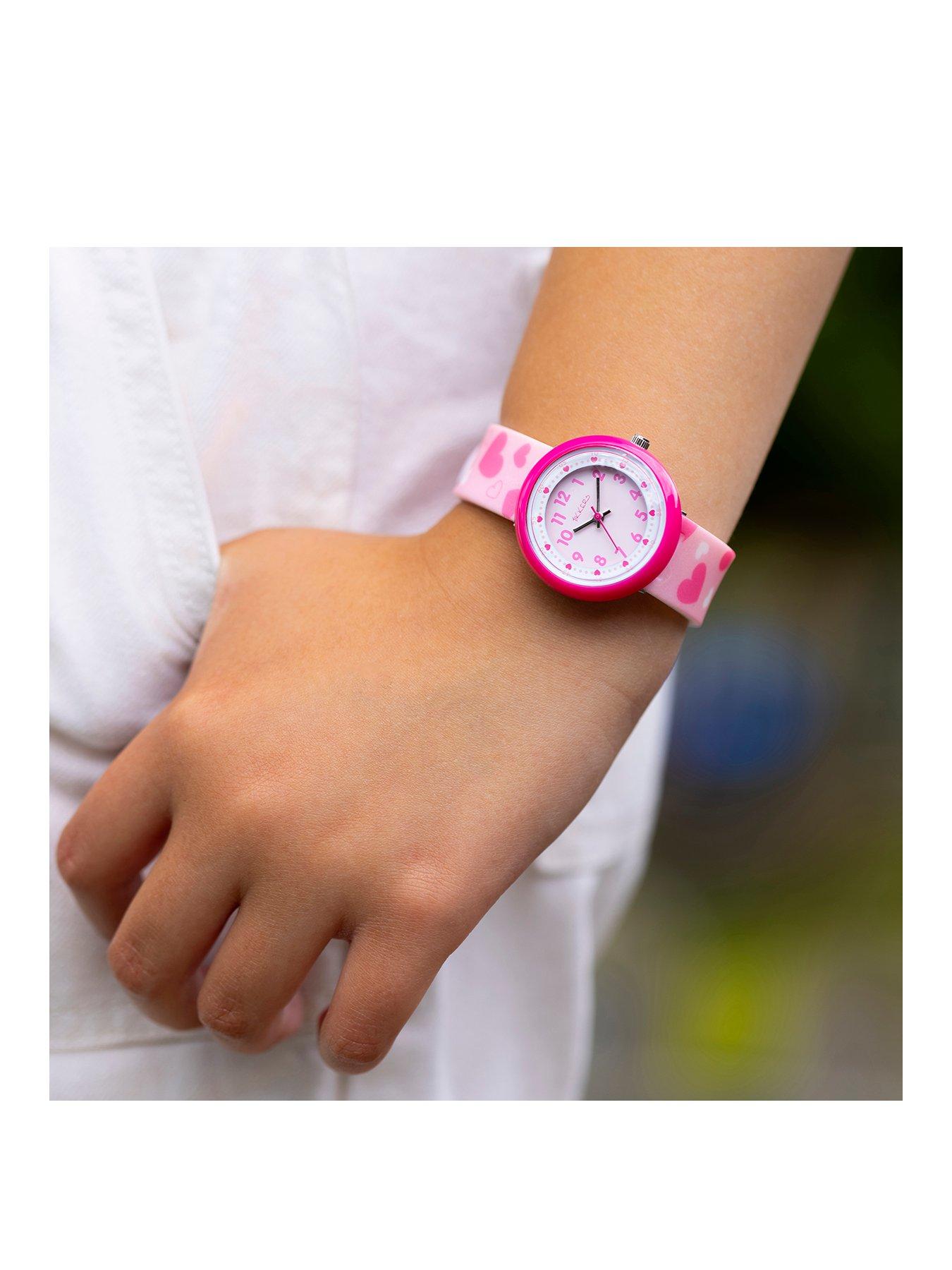 tikkers-tikkers-pink-heart-strap-time-teacher-watchstillFront