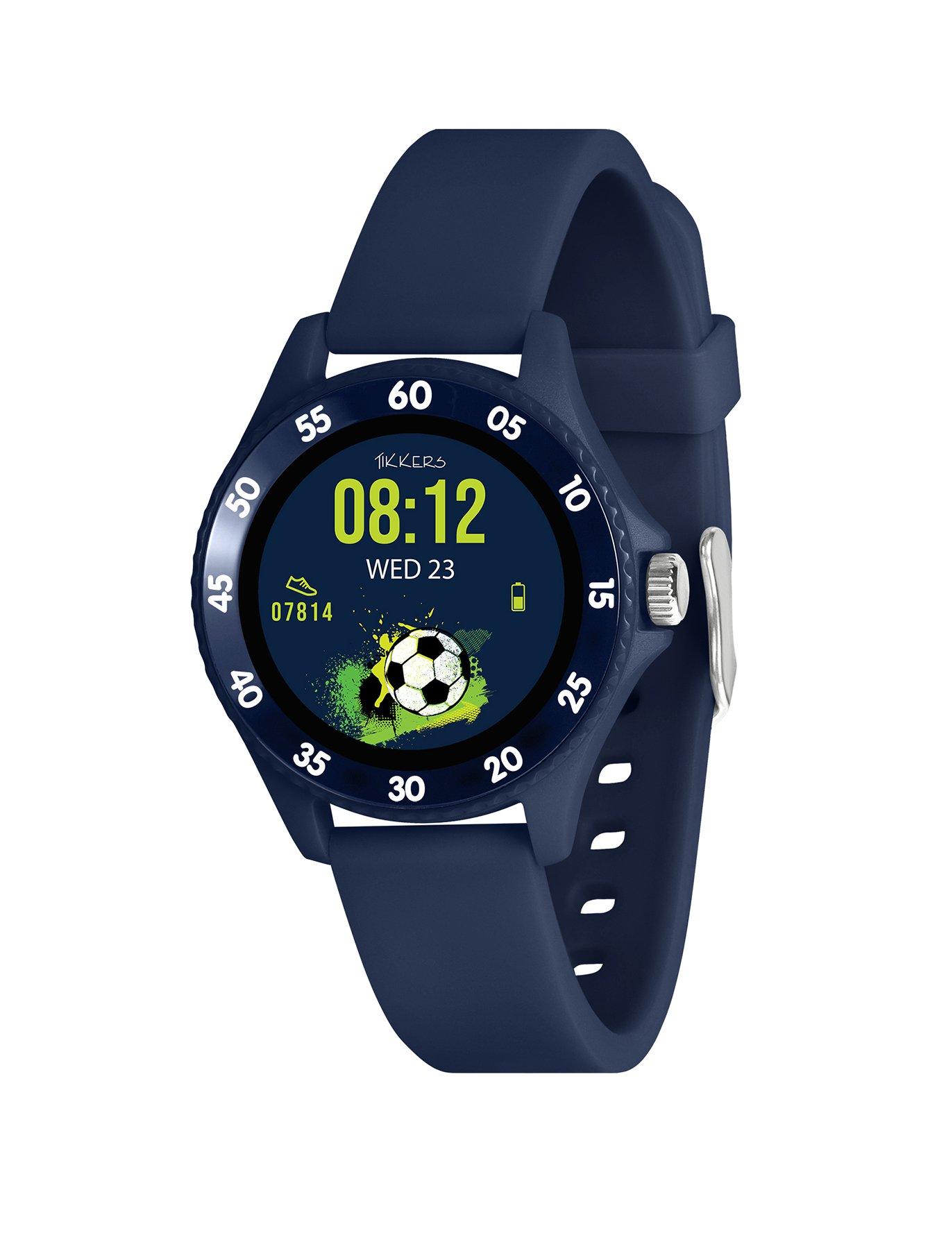 tikkers-tikkers-smart-series-34-navy-silicone-strap-smart-watch