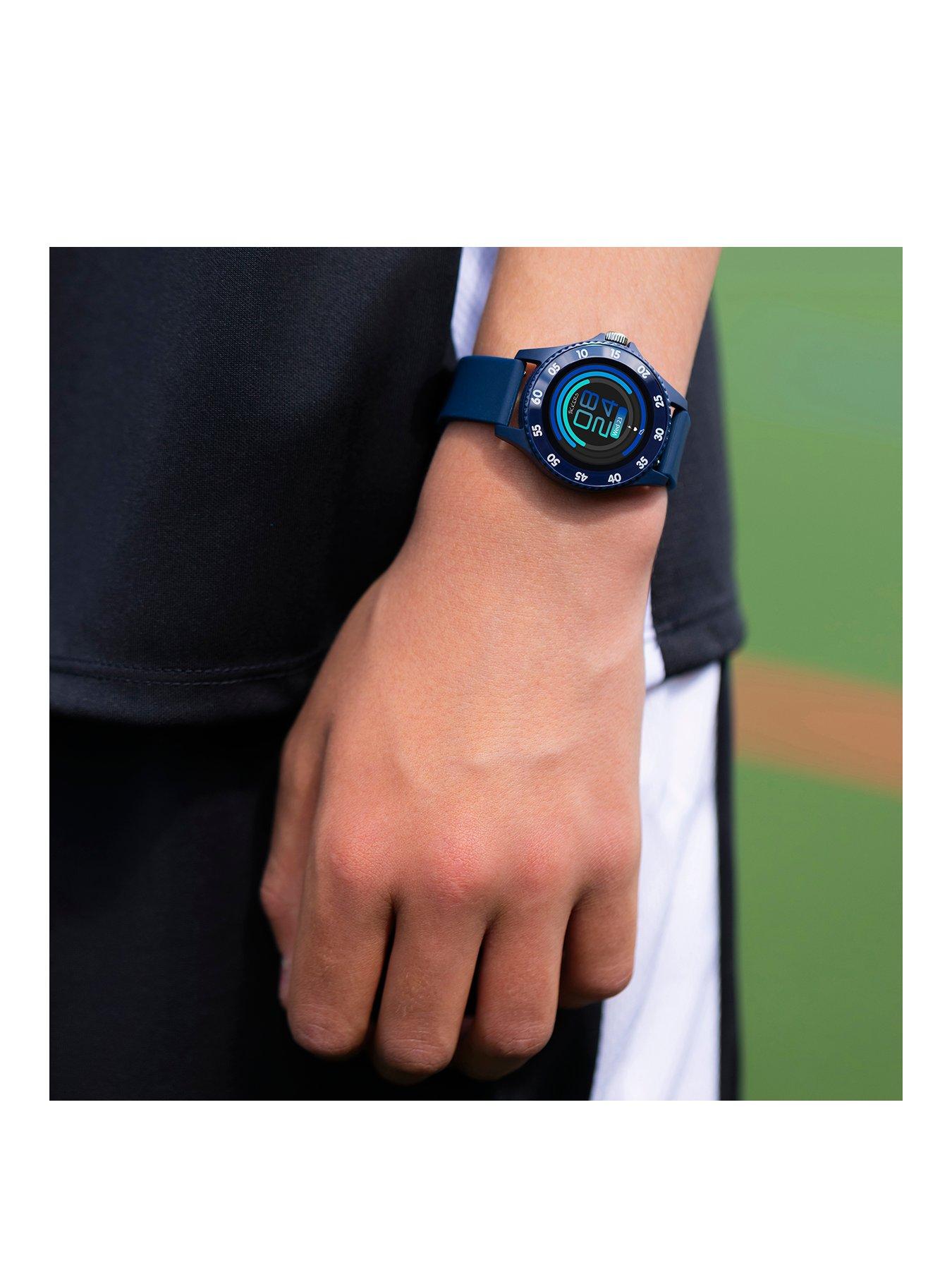 tikkers-tikkers-smart-series-34-navy-silicone-strap-smart-watchstillFront