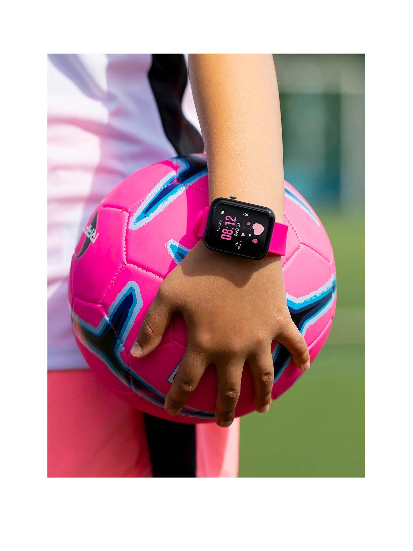 tikkers-tikkers-smart-series-13-pink-silicone-strap-smart-watchstillFront