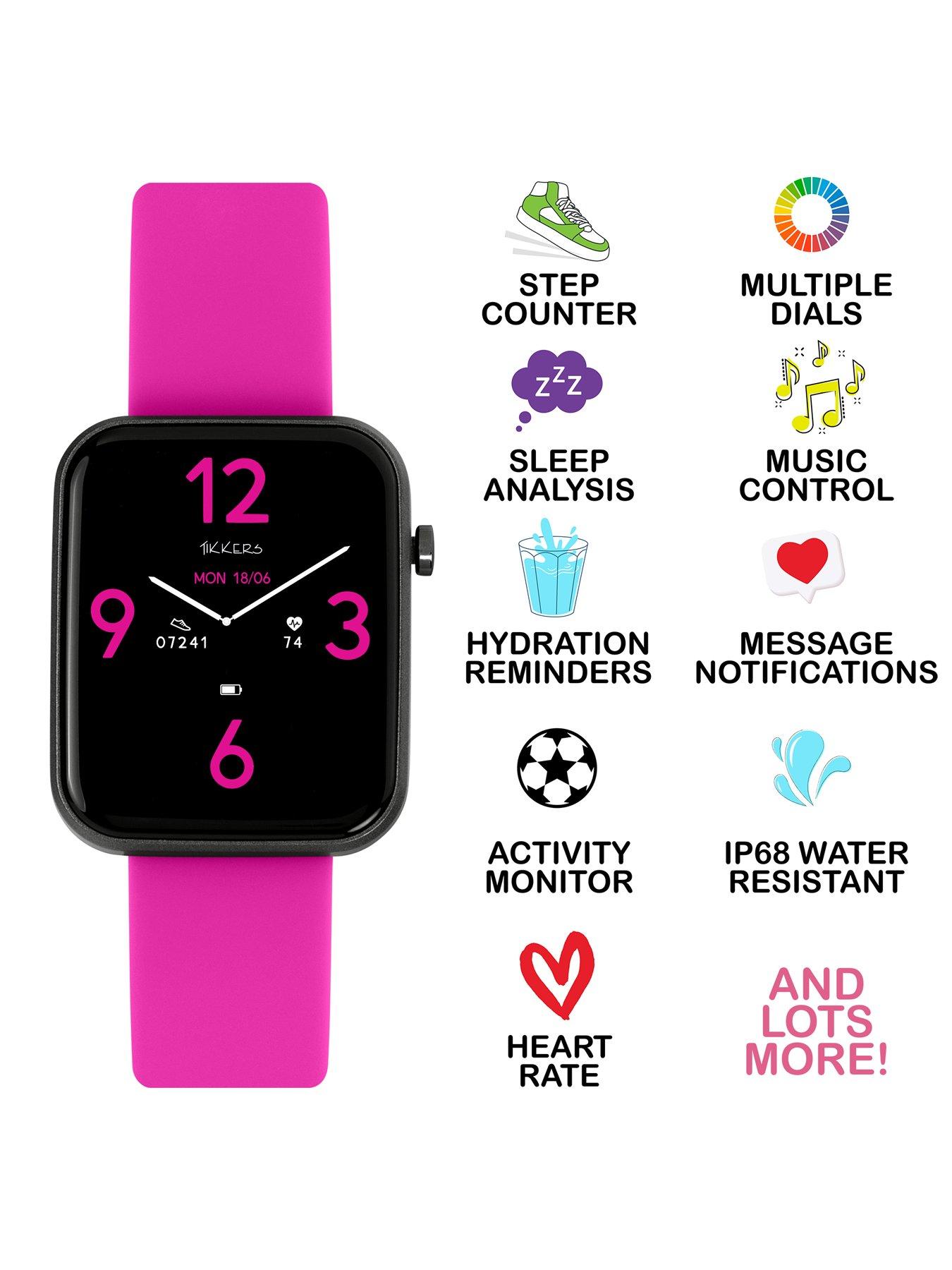 tikkers-tikkers-smart-series-13-pink-silicone-strap-smart-watchoutfit