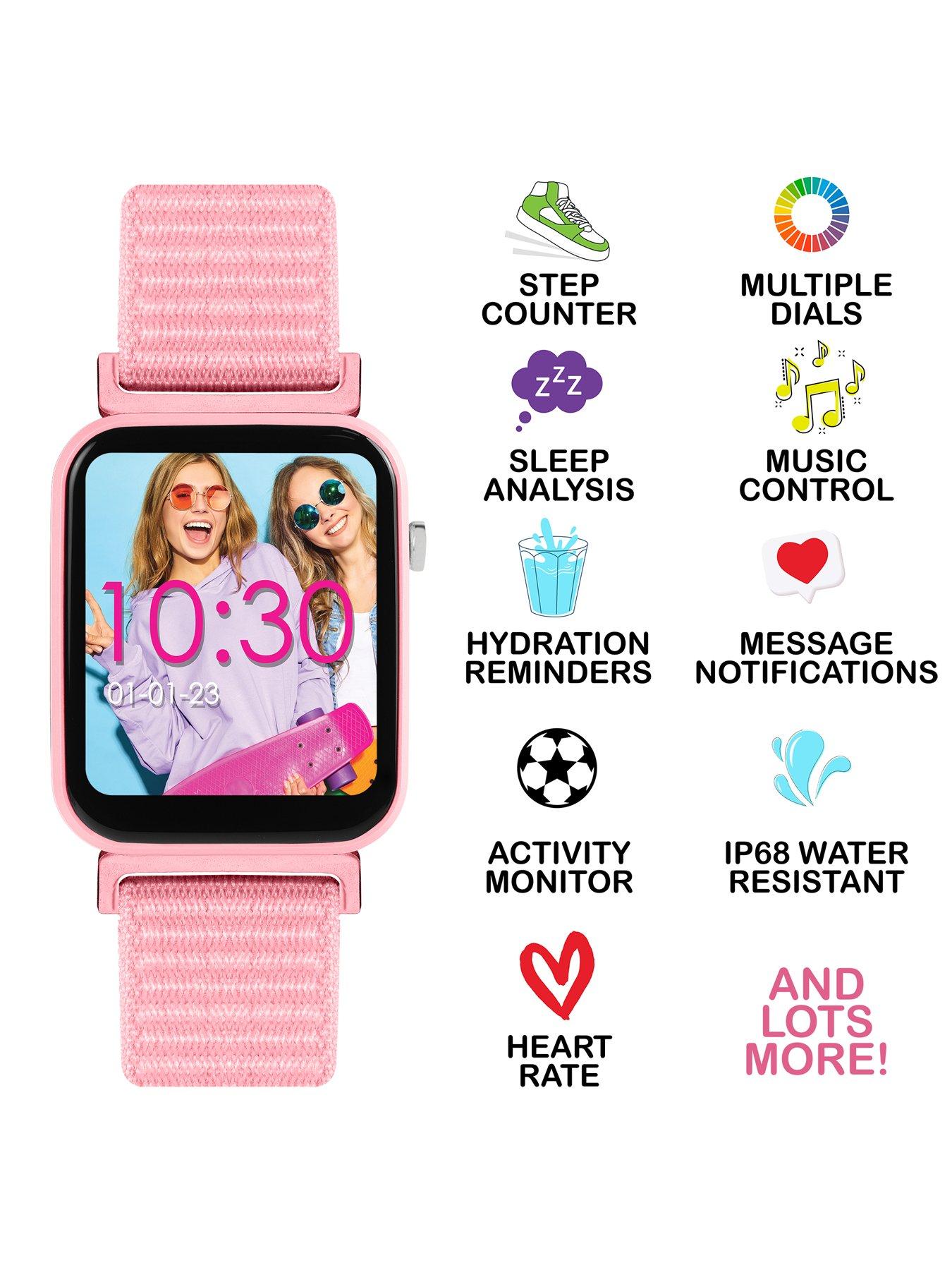 tikkers-tikkers-smart-series-13-pink-riptape-strap-smart-watchoutfit