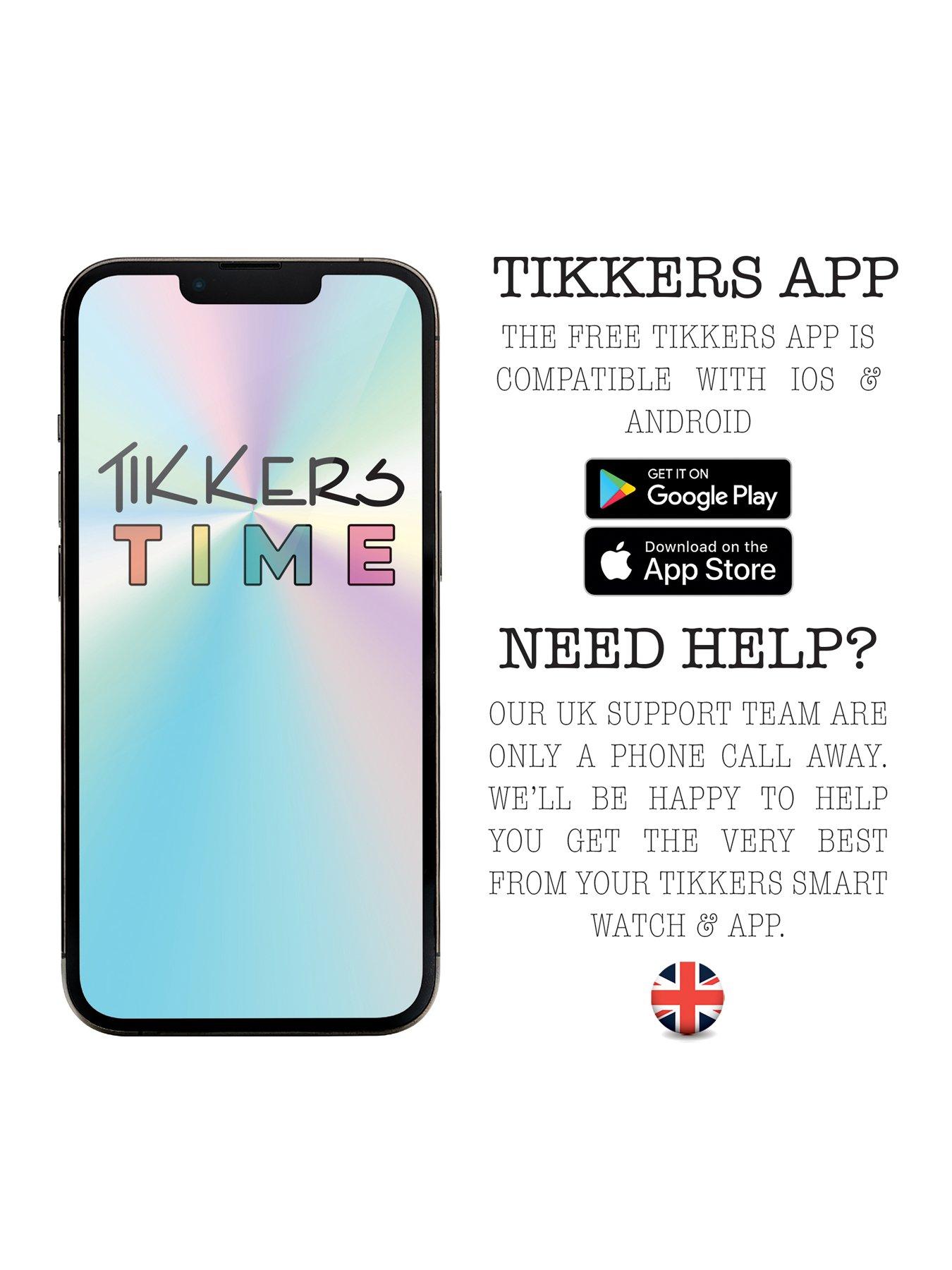 Image 5 of 6 of Tikkers Tikkers Smart Series 13 Navy Riptape Strap Smart watch