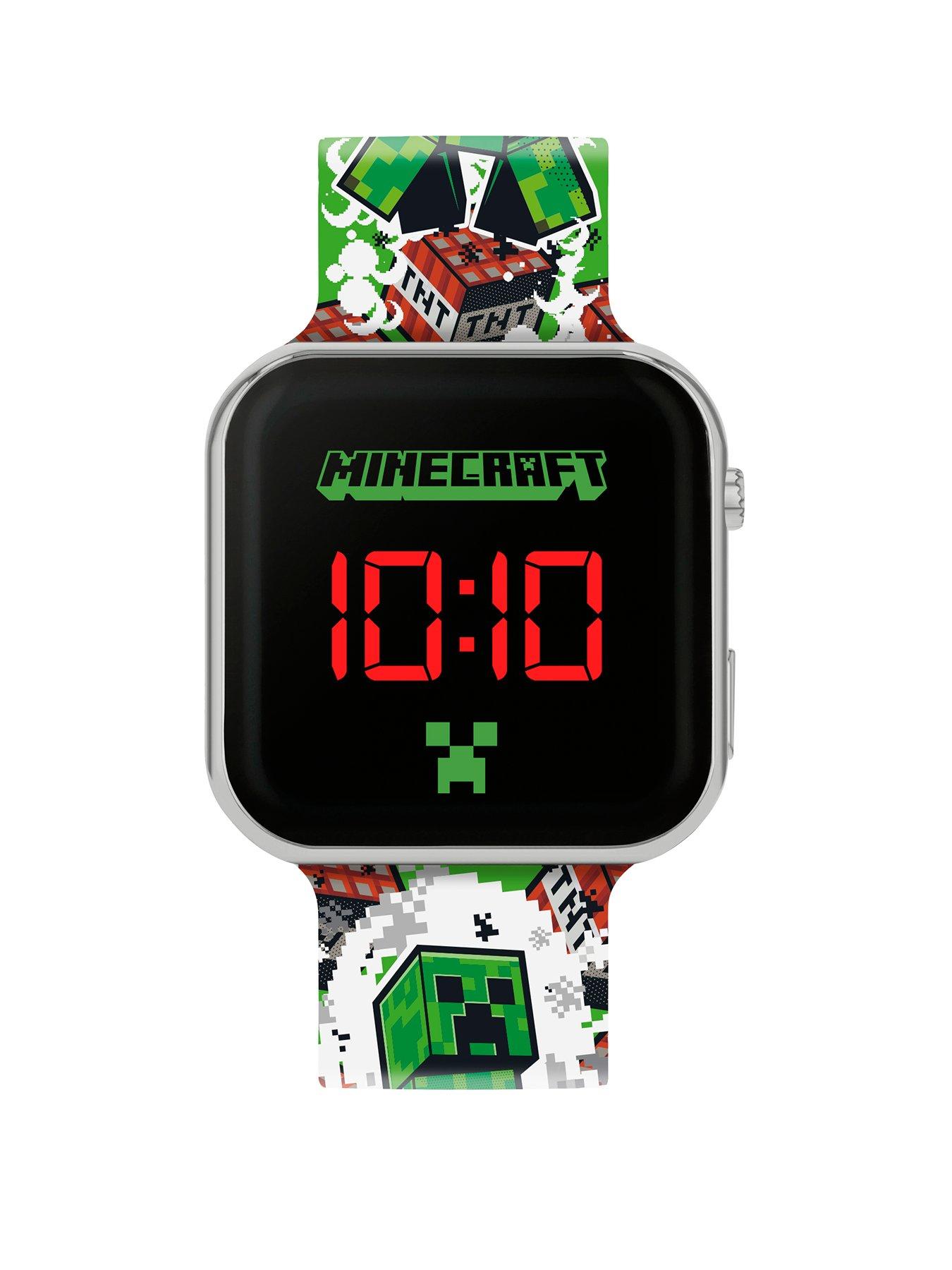 disney-minecraft-creeper-tnt-led-watch