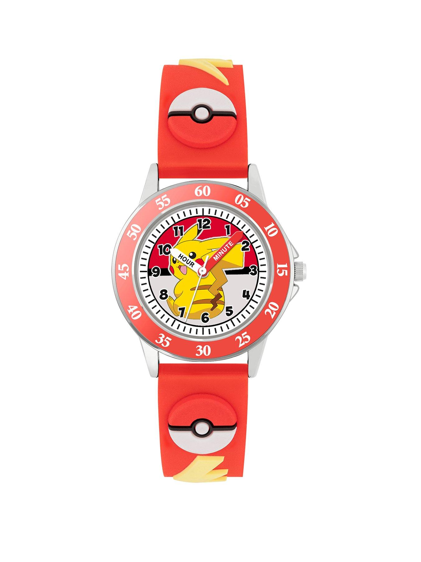Pokemon Pokemon Red 3D Time Teacher Strap Watch