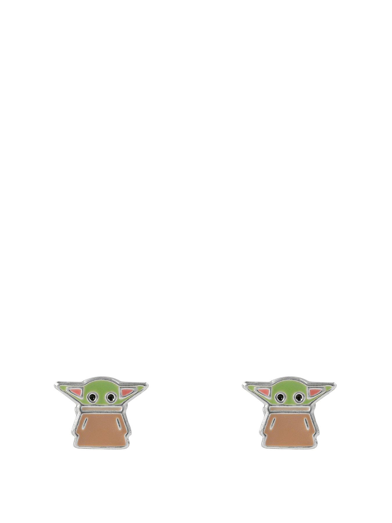 Image 1 of 3 of Disney Disney Star Wars Enamel Grogu Earrings