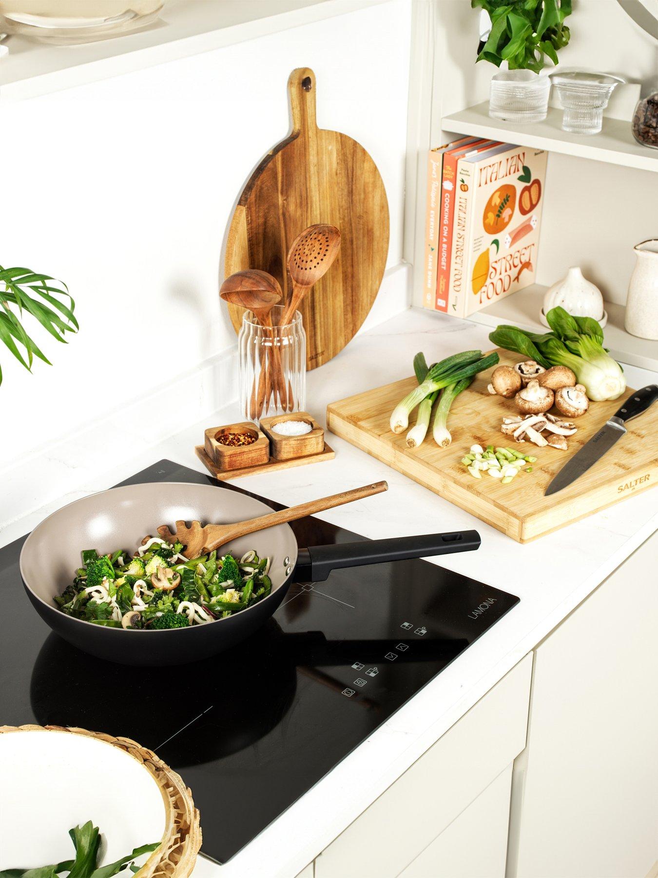 Salter Ceramic 28cm Stir Fry Pan