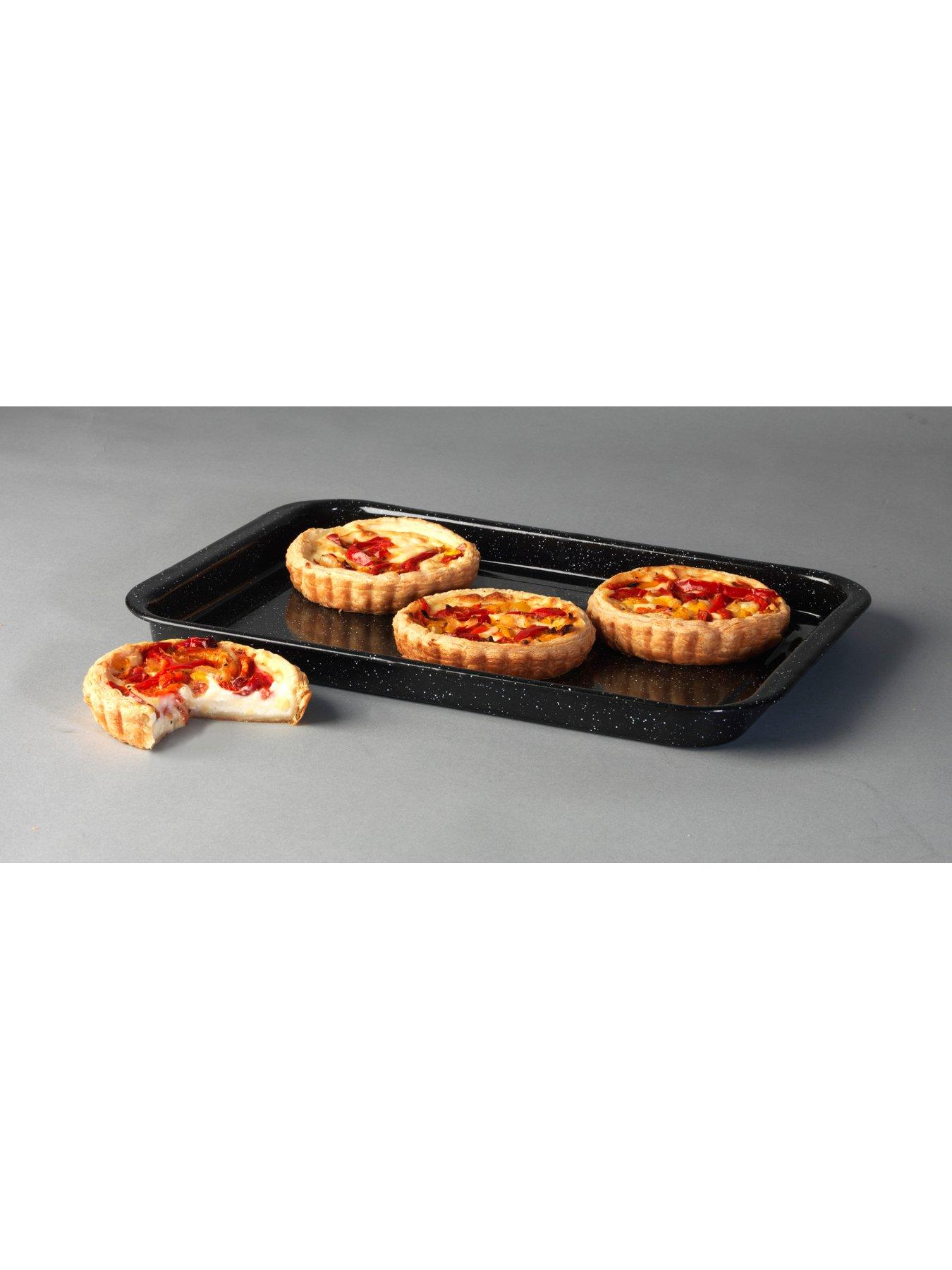 Image 7 of 7 of Russell Hobbs 2-Piece Vitreous Enamel Roaster and Baking Tray Set