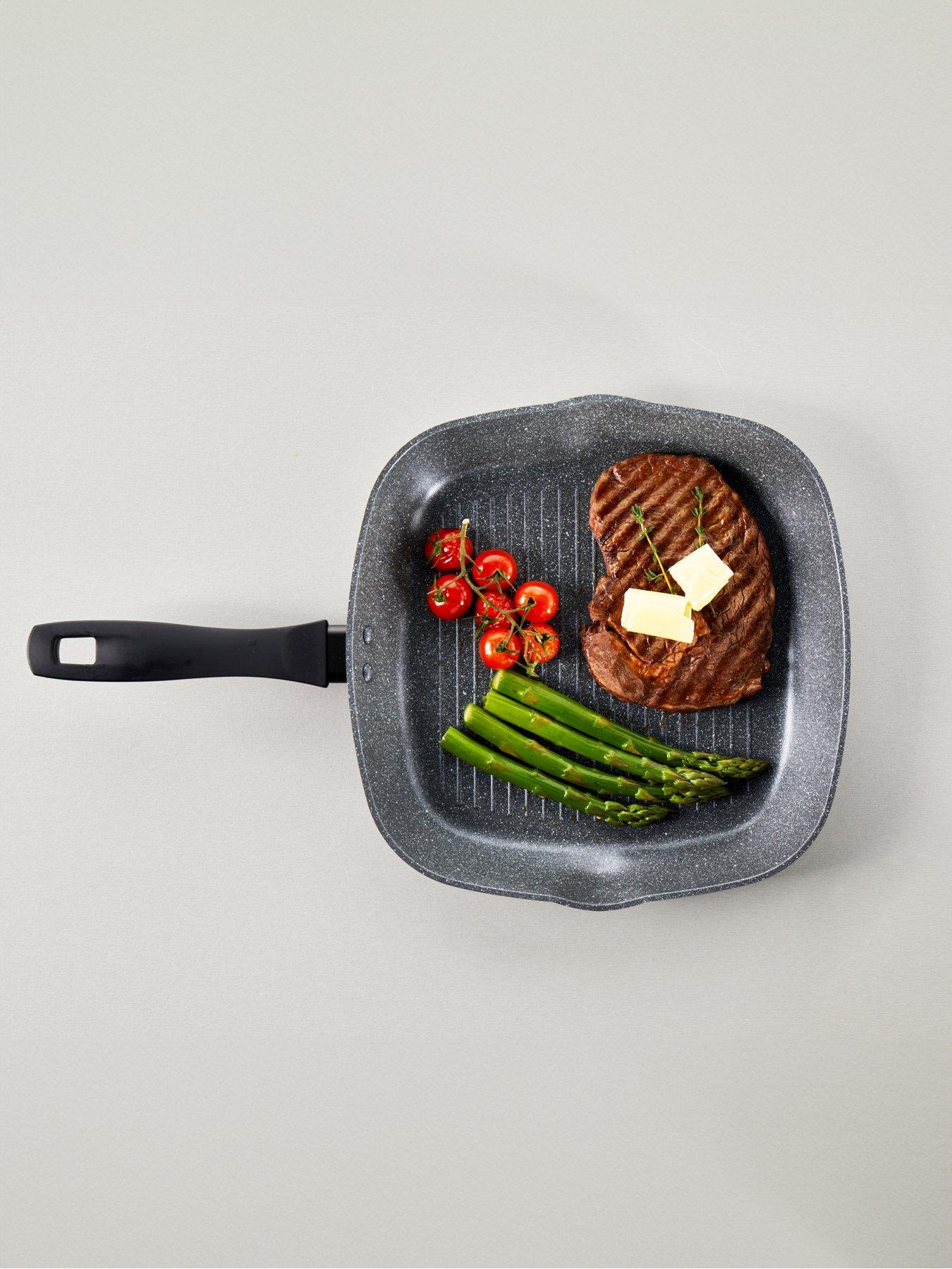 Russell Hobbs Metallic Marble 28cm Griddle Pan