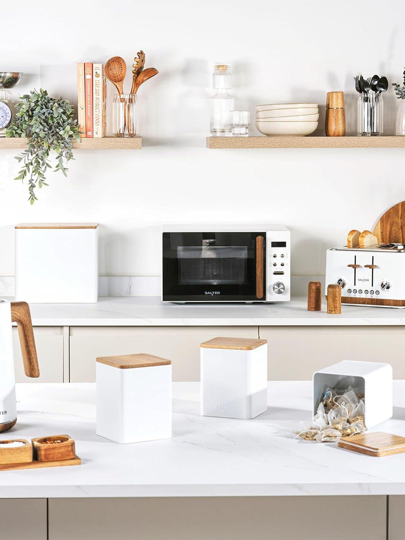 Image of Salter Toronto 4 Piece Counter Top Set - White