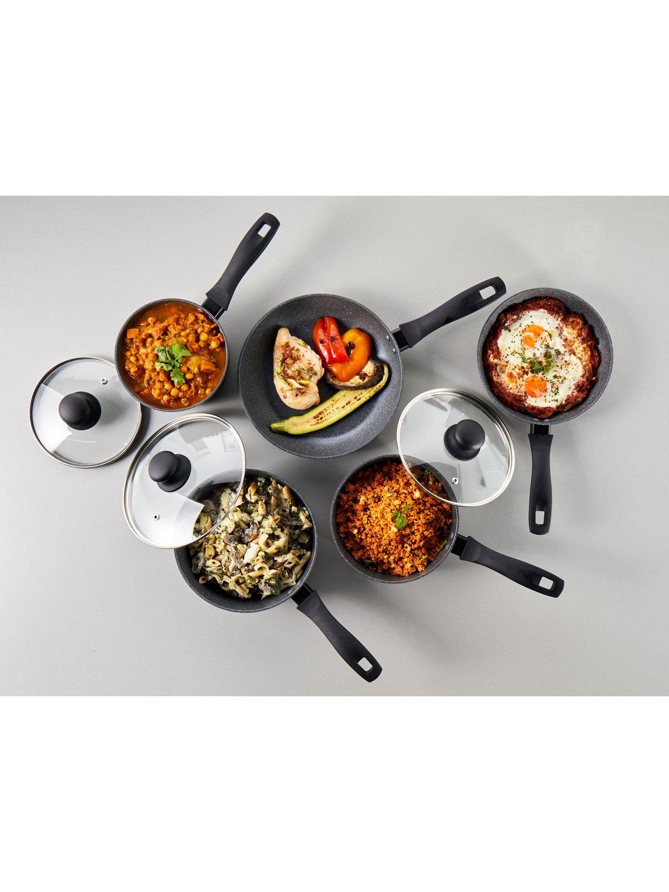 russell-hobbs-metallic-marble-5-piece-pan-setdetail