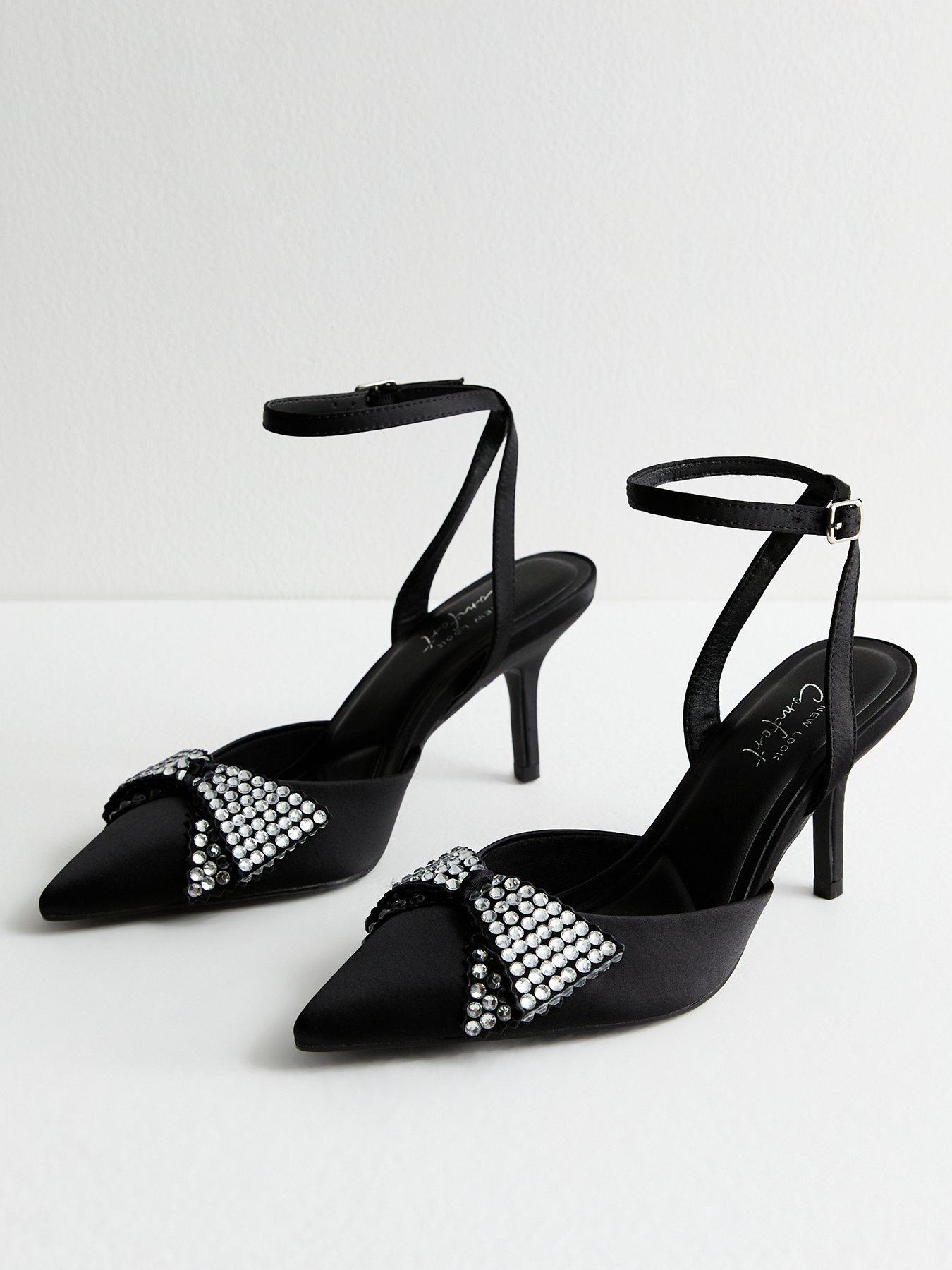 new-look-diamanteacute-bow-satin-court-shoes-blackstillFront