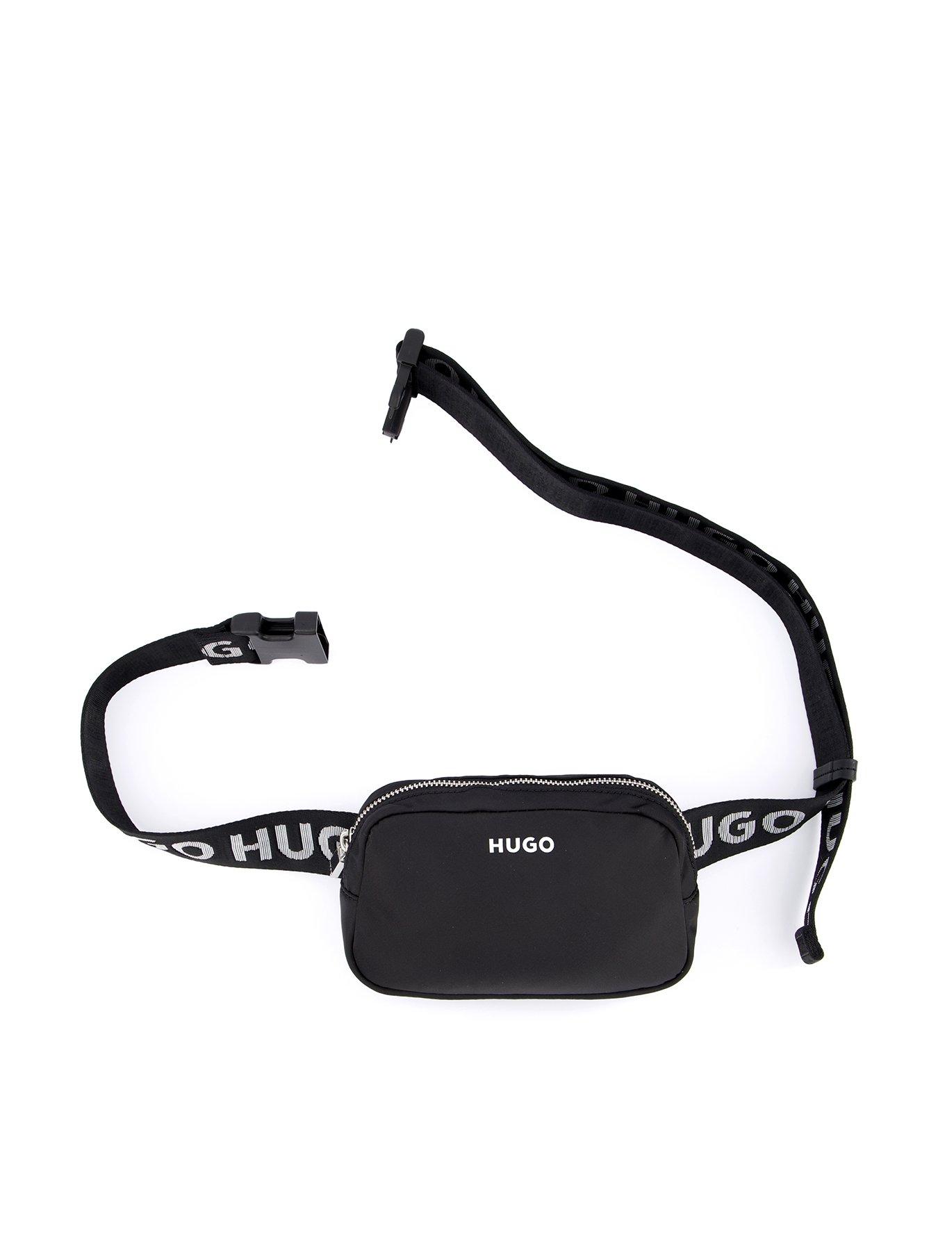 hugo-bel-logo-strap-bumbag-blackback