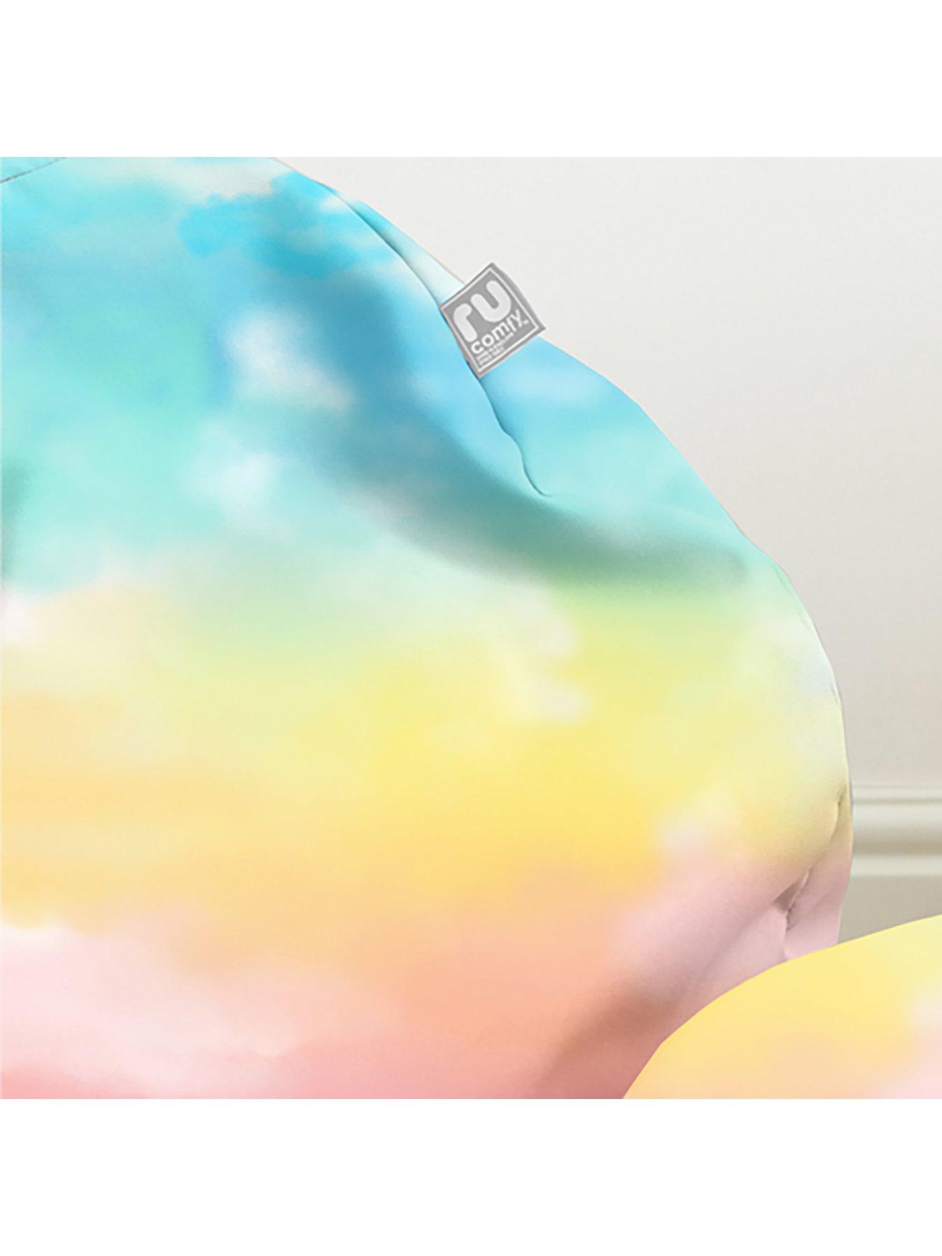 Image 3 of 4 of rucomfy Tie-Dye Medium Round Children's Beanbag