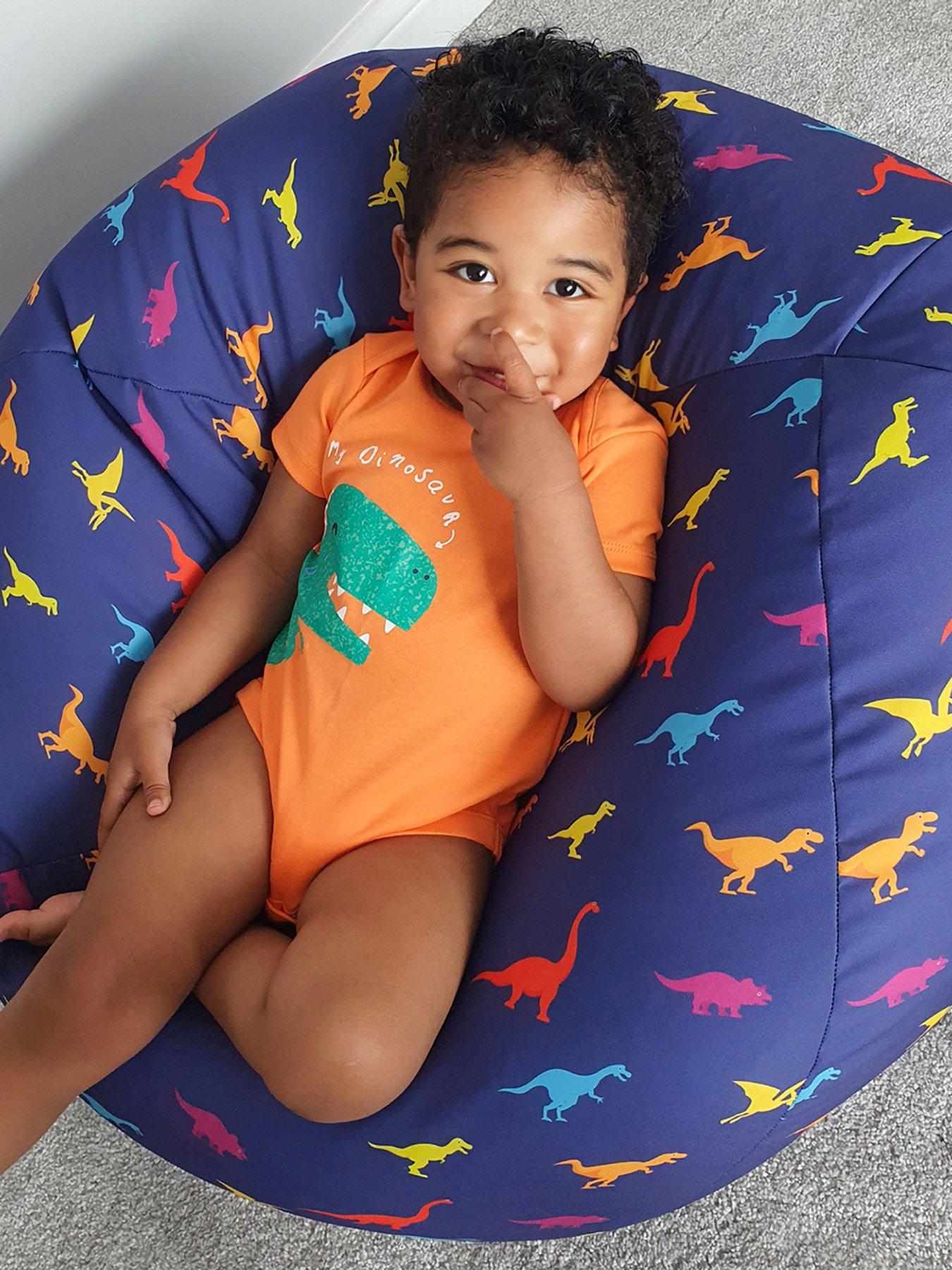 Image 4 of 7 of rucomfy Dinosaur Classic Round Children's Beanbag