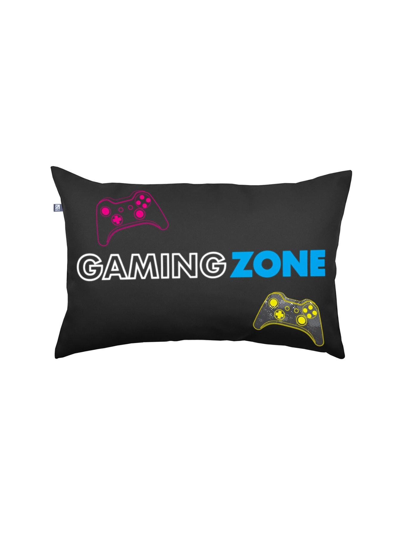 rucomfy-printed-trend-40x60cm-gaming-zone-cushion-blackback