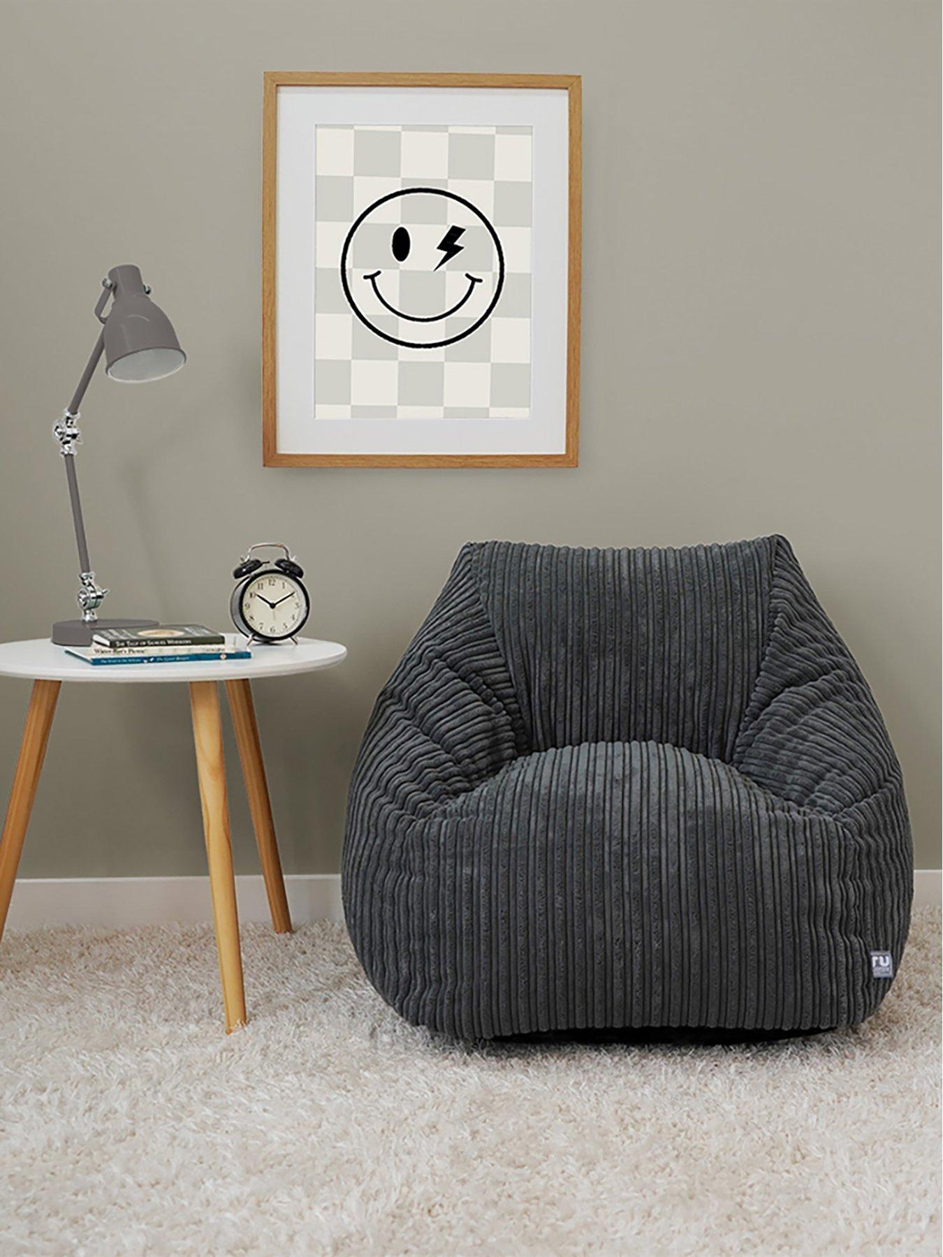 rucomfy-jumbo-cord-big-kids-snuggle-chair-slate-grey