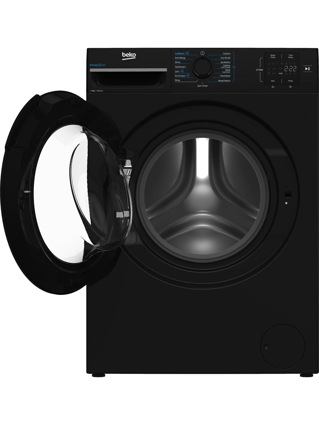 Image 4 of 7 of Beko BM3WT3941B 9kg Wash, 1400 Spin&nbsp;Washing Machine&nbsp;- Black - A Rated