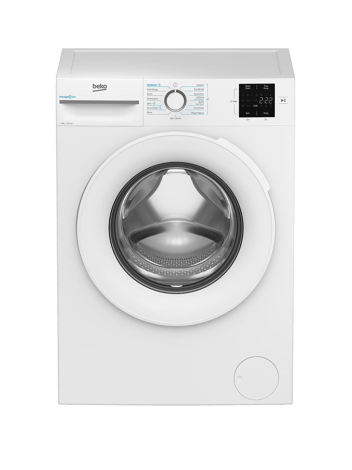 Image 1 of 7 of Beko BM3WT3841W 8kg Wash, 1400 Spin&nbsp;Washing Machine - White - A Rated