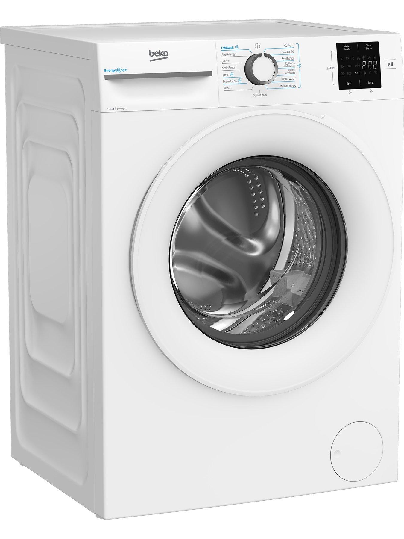 Image 3 of 7 of Beko BM3WT3841W 8kg Wash, 1400 Spin&nbsp;Washing Machine - White - A Rated