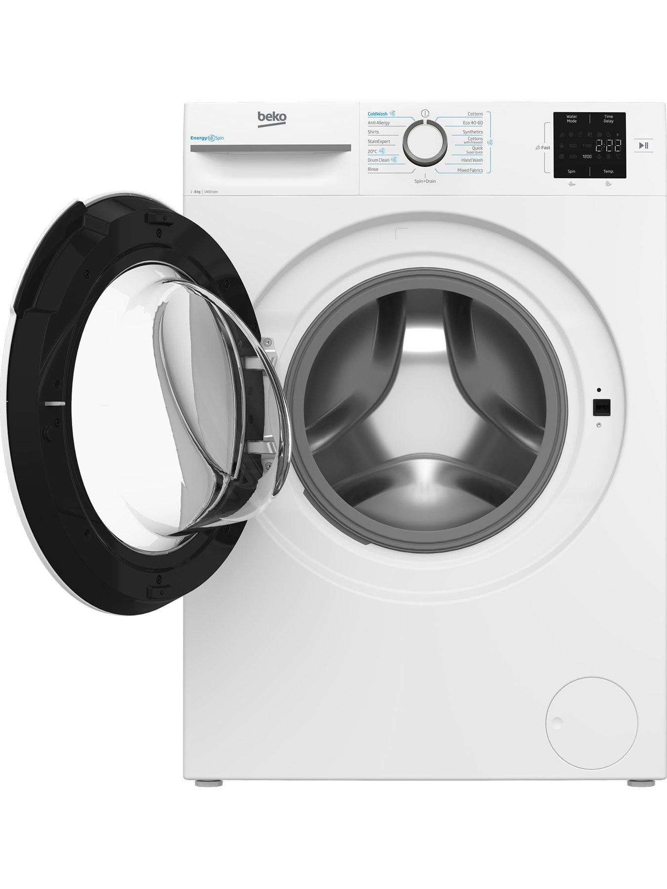 Image 4 of 7 of Beko BM3WT3841W 8kg Wash, 1400 Spin&nbsp;Washing Machine - White - A Rated