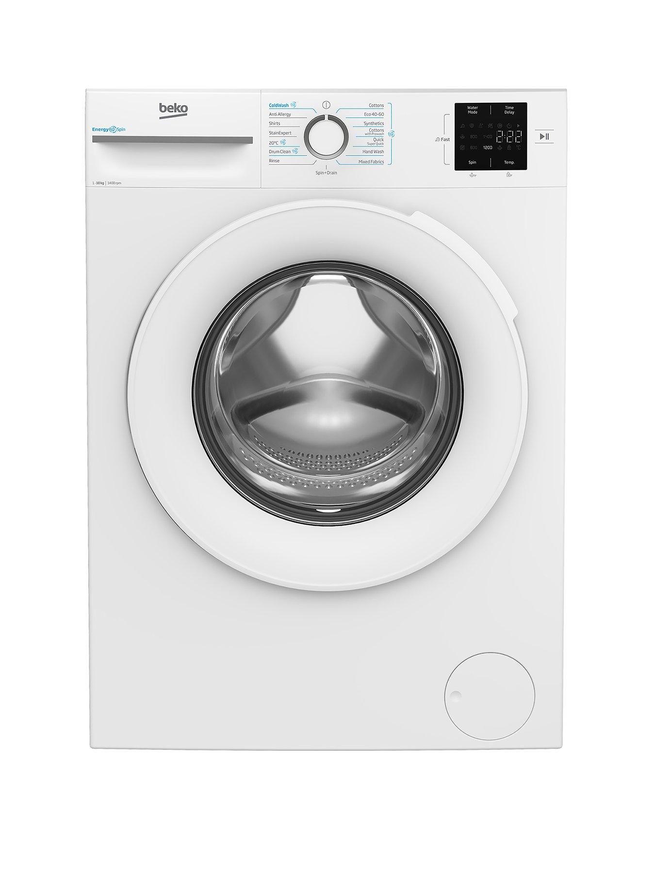Image 1 of 7 of Beko B3W31041W 10kg Wash, 1400 Spin&nbsp;Washing Machine - White - A Rated
