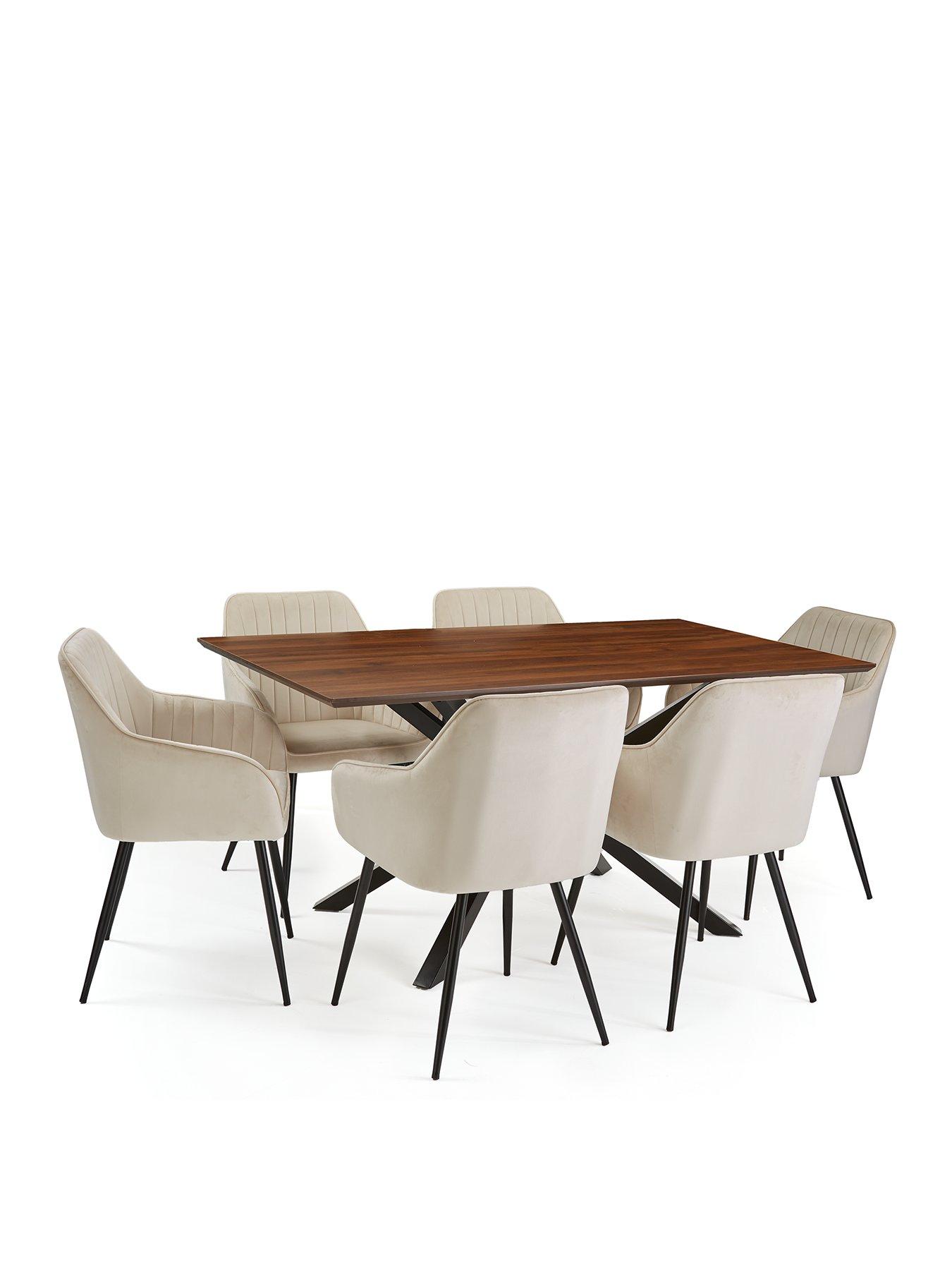 very-home-chopstick-160cm-wood-top-table-6-alisha-natural-chairsstillFront