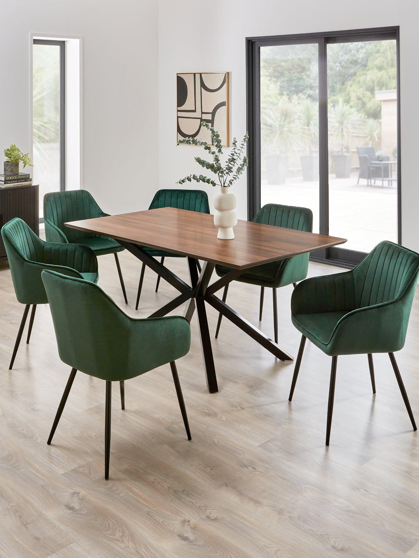 the-very-collection-chopstick-160-cm-wood-top-dining-table-6-alishanbspchairs-browngreen-fscreg-certified