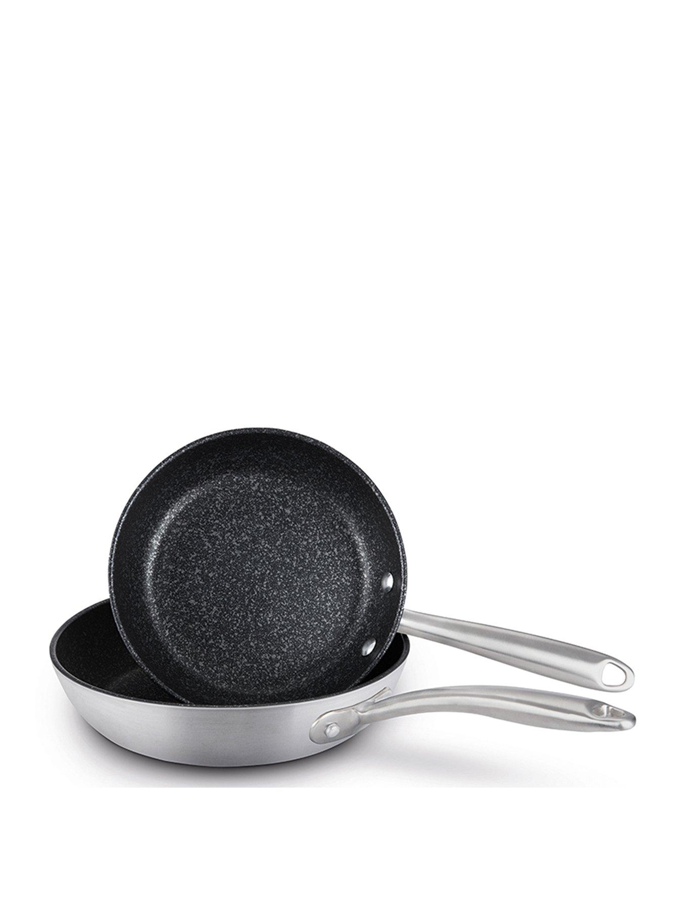 undefined Scratch Guard Stainless Steel Frypan Twin Pack, 25cm  &  29cm