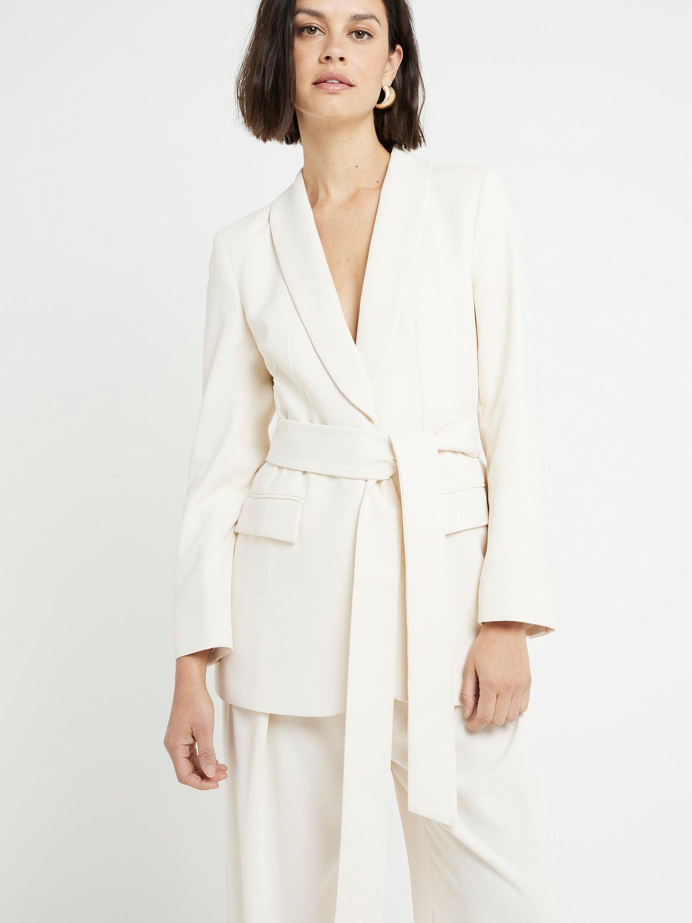 river-island-belted-blazer-cream