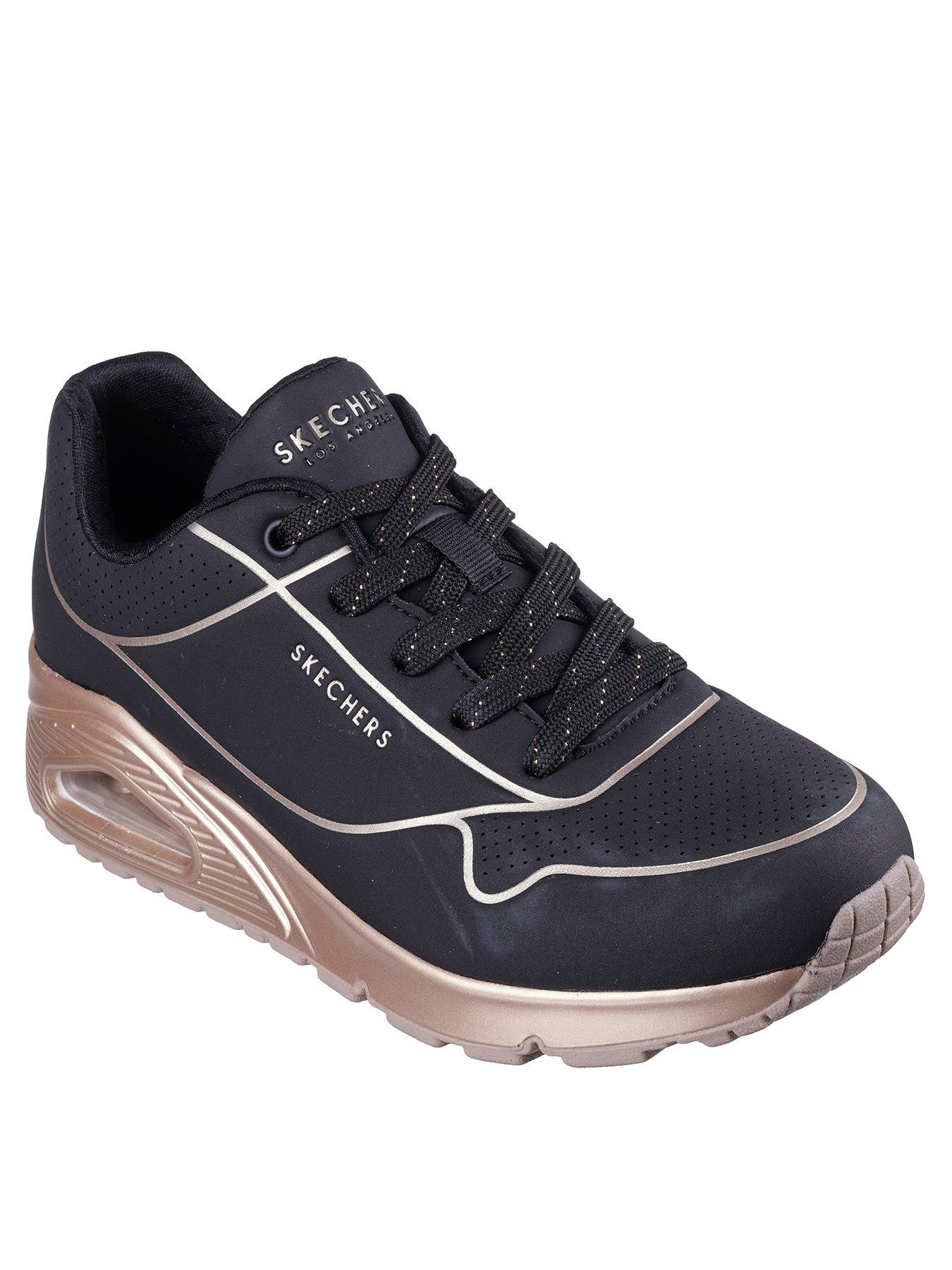 skechers-uno-cool-heels-metallic-trainerstillFront