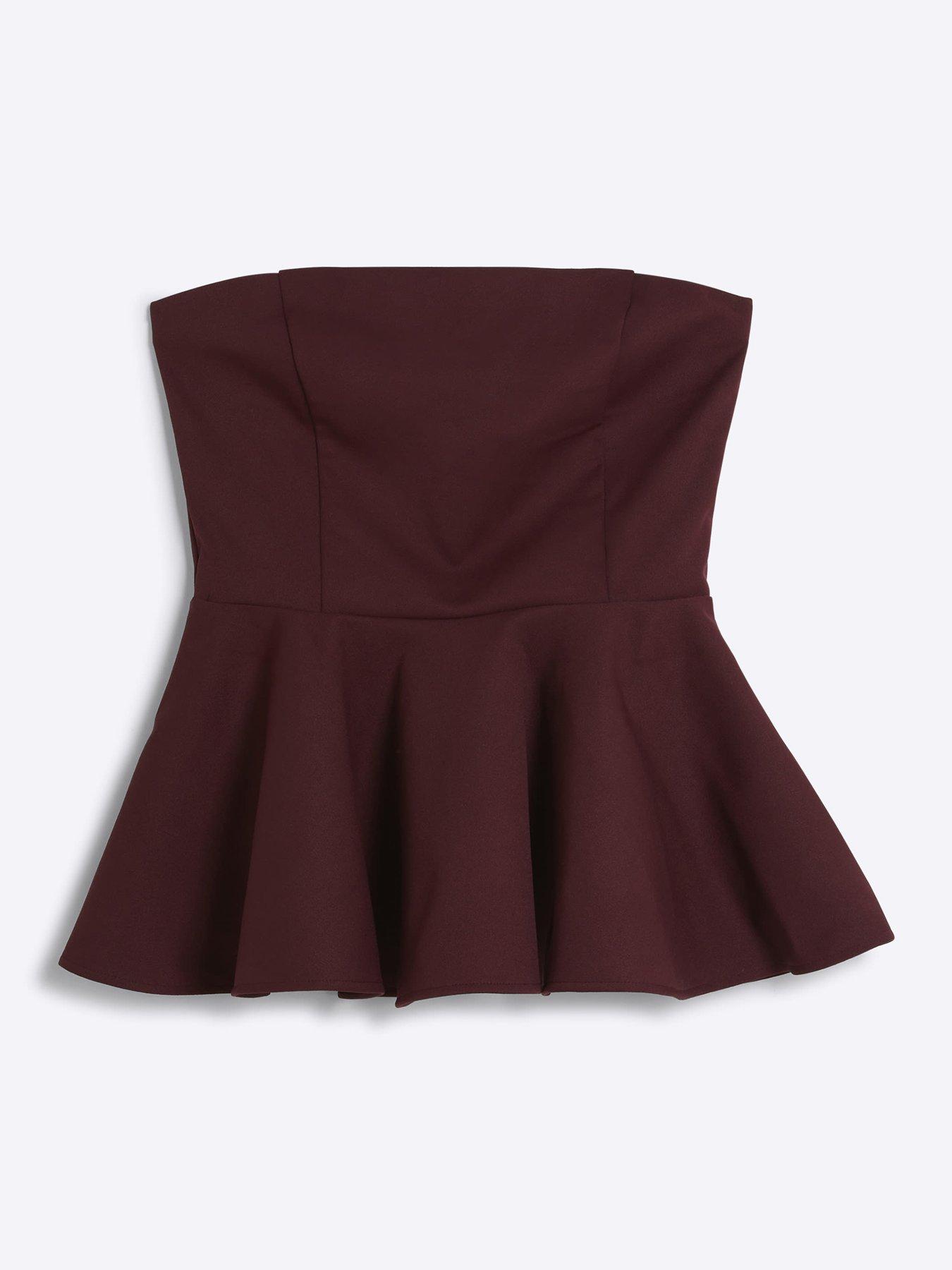 river-island-peplum-bonded-top-dark-purpledetail