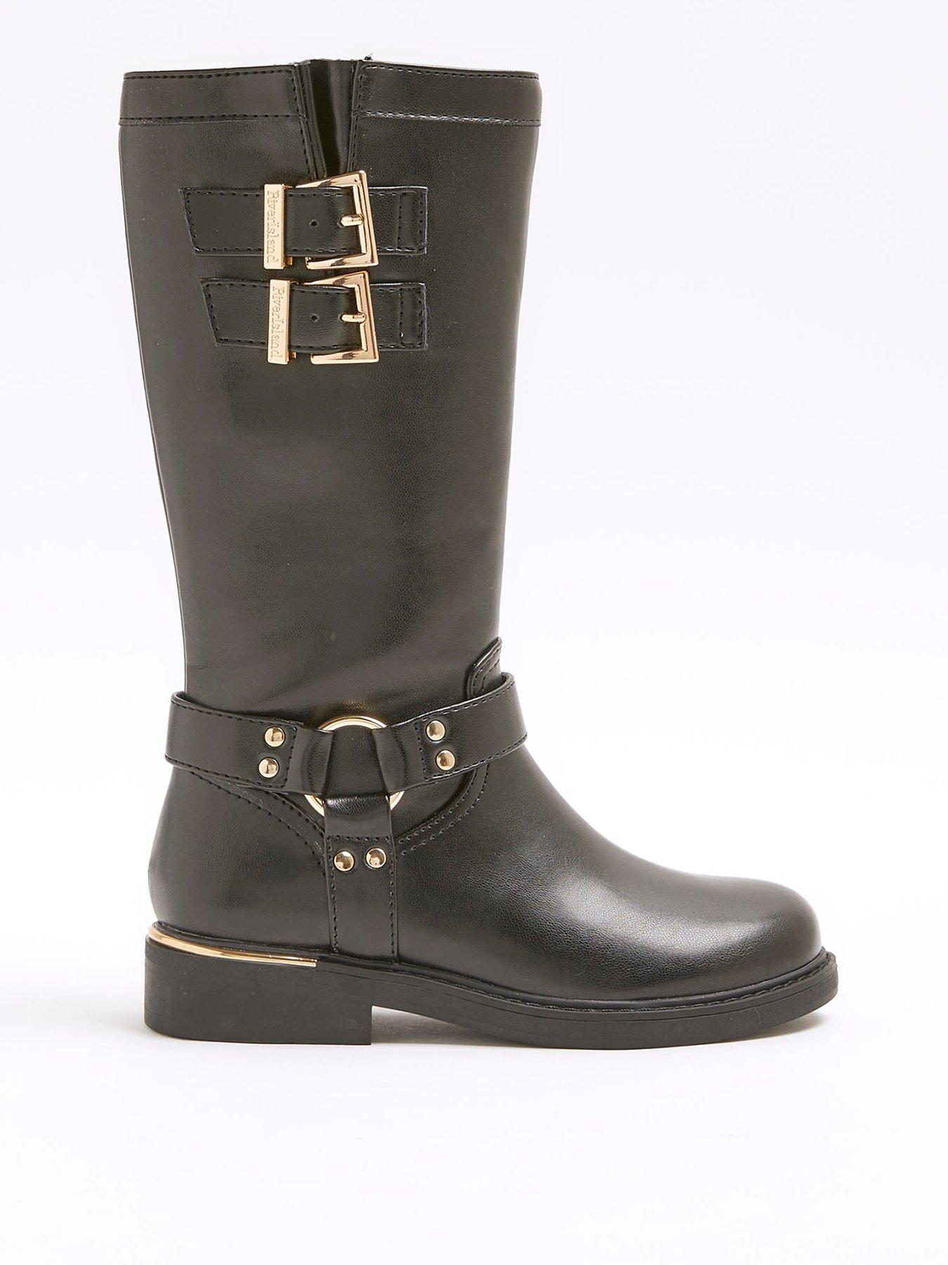 river-island-older-girl-faux-leather-buckle-biker-boots-black