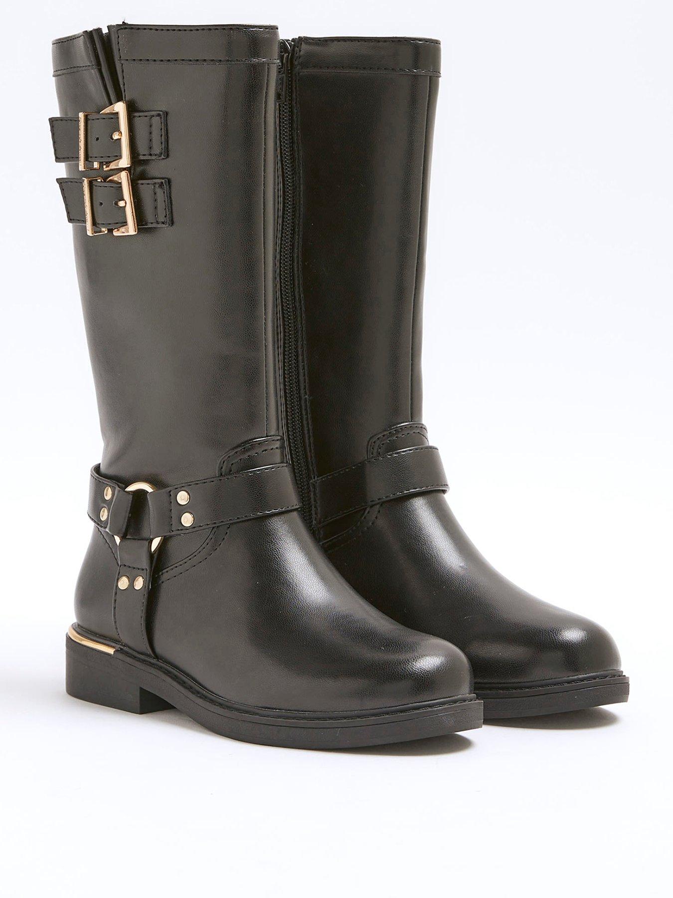 river-island-older-girl-faux-leather-buckle-biker-boots-blackstillFront