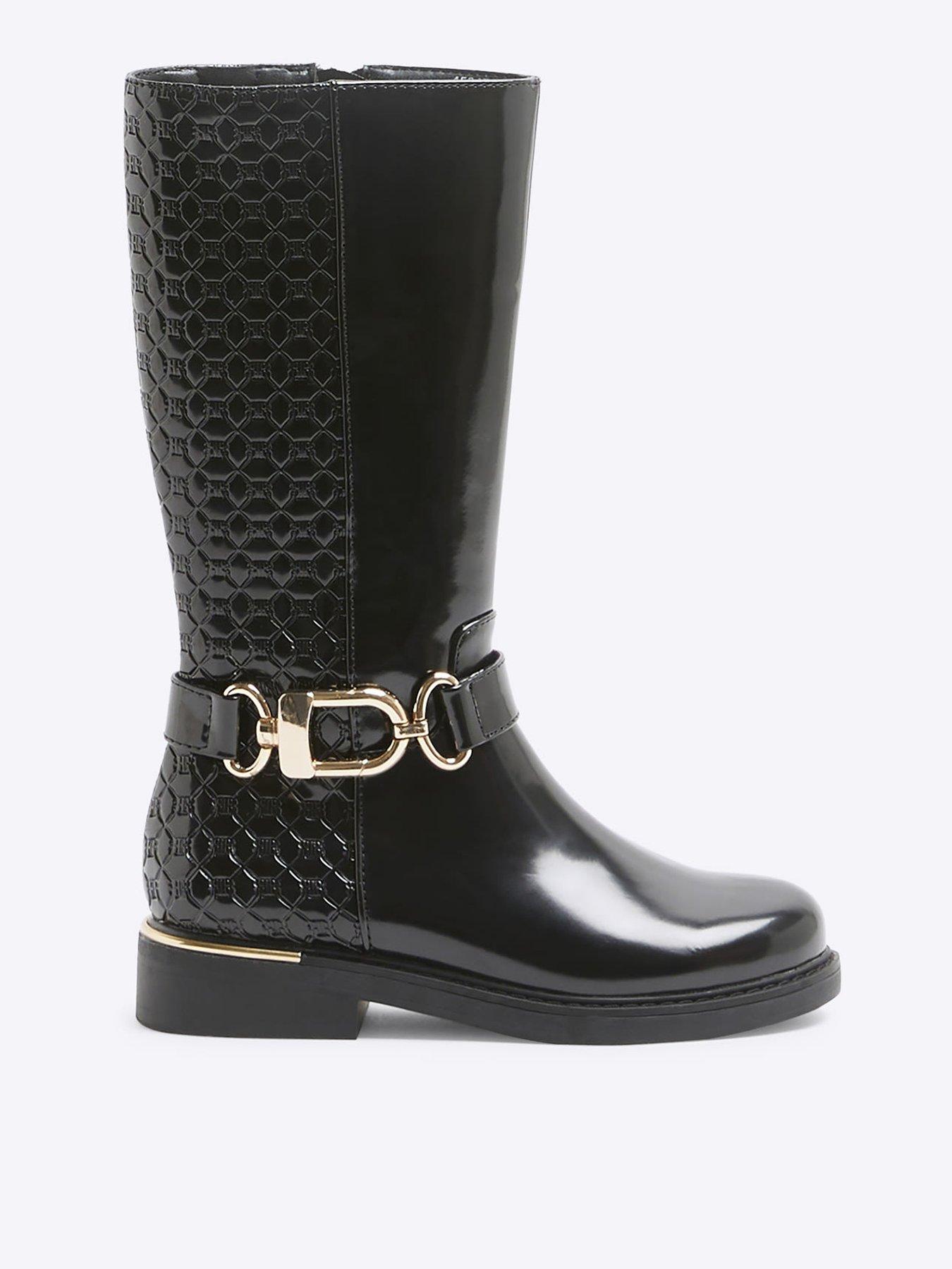 river-island-girls-pu-buckle-knee-high-1-blackfront