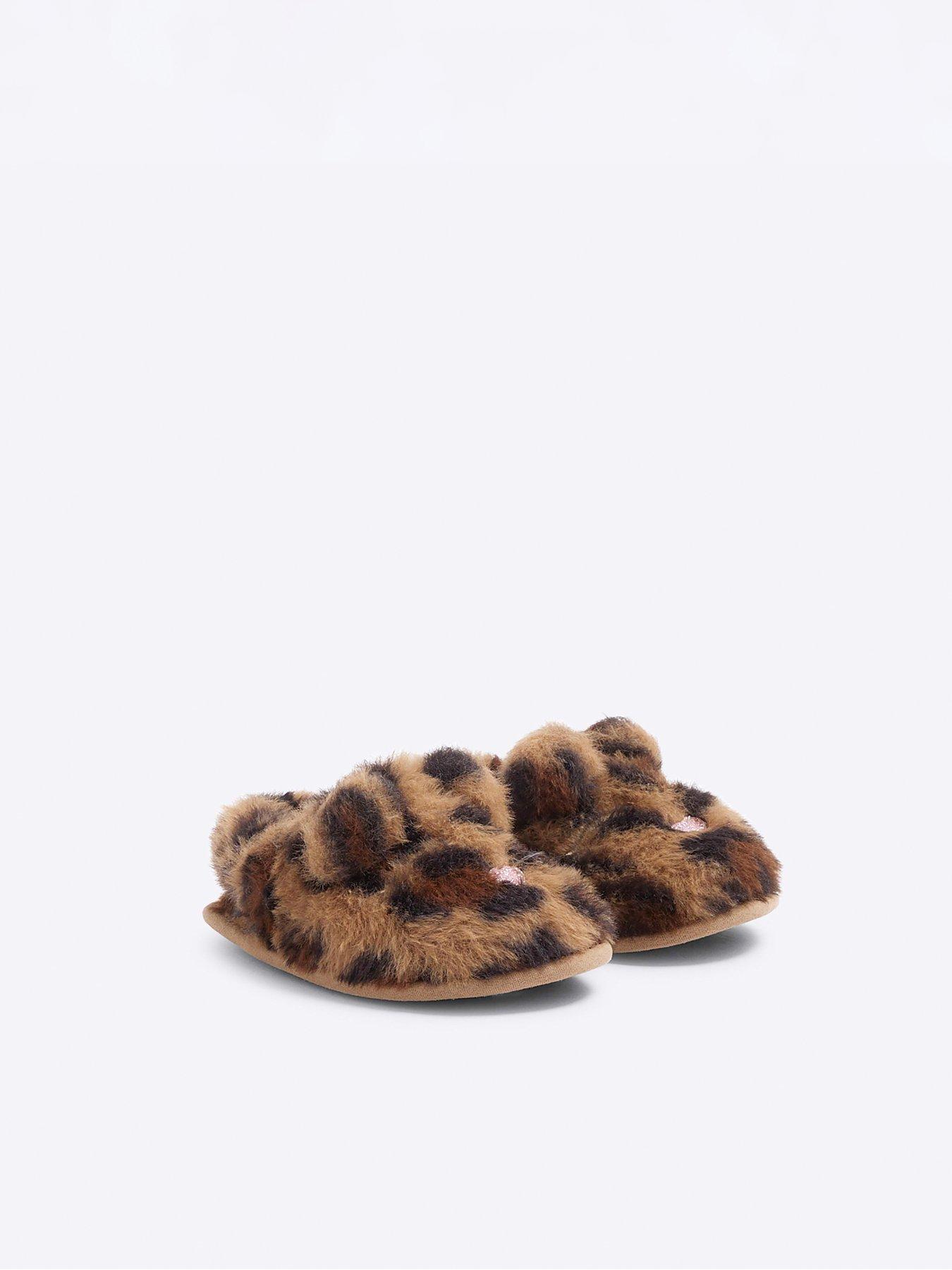 river-island-mini-faux-fur-leopard-slipper-brownstillFront