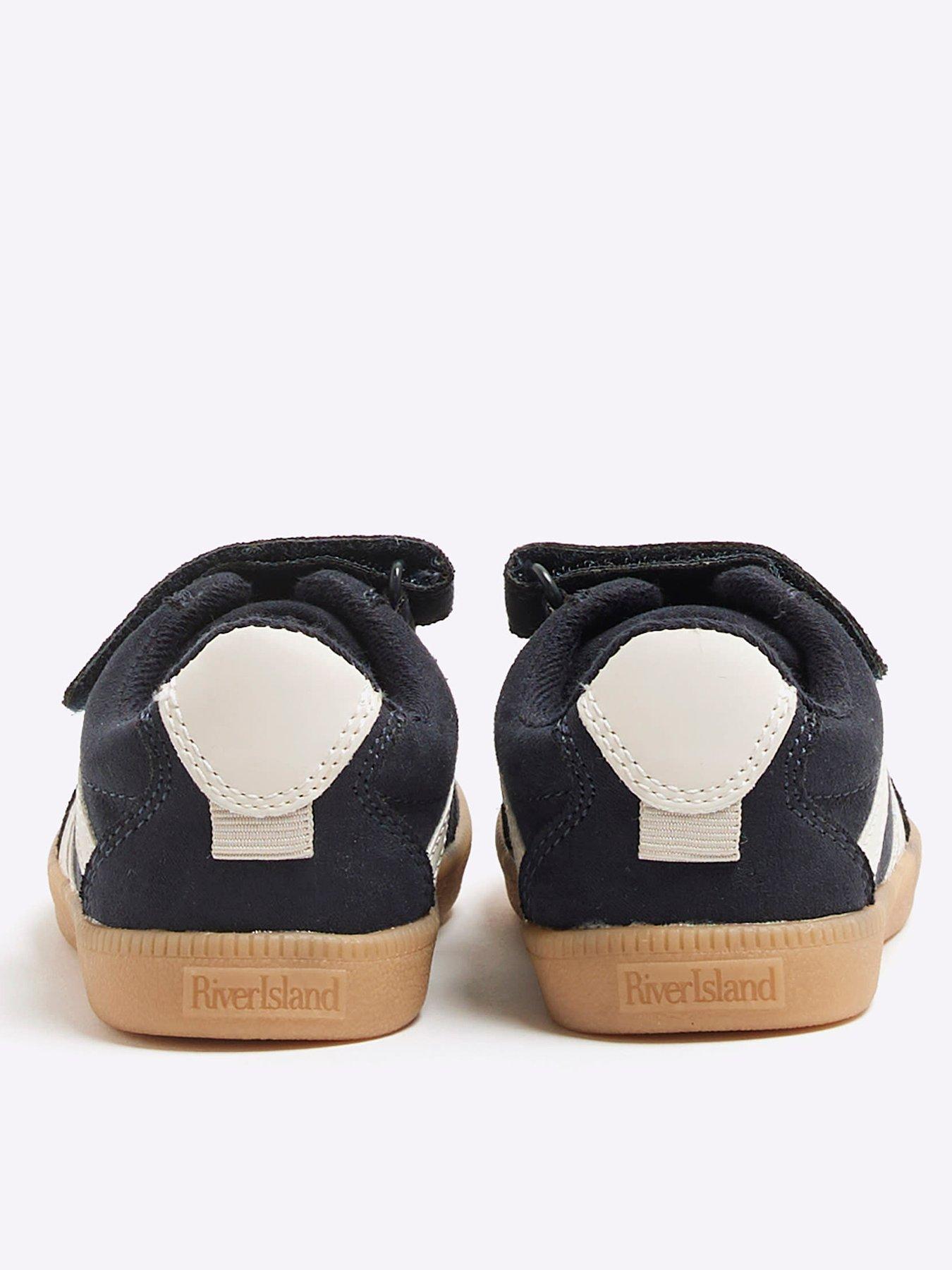 Image 2 of 5 of River Island Mini Unisex Velcro Trainers - Navy