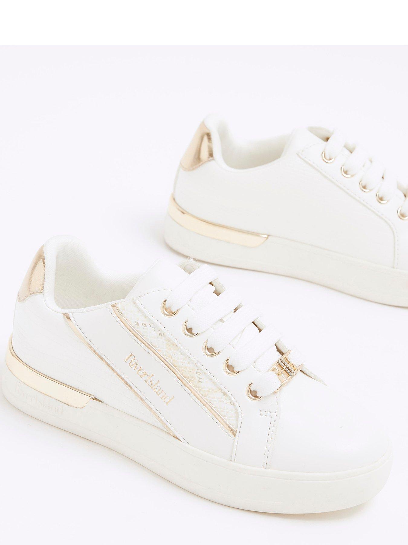 river-island-older-girl-metallic-snake-embossed-trainers-whitedetail