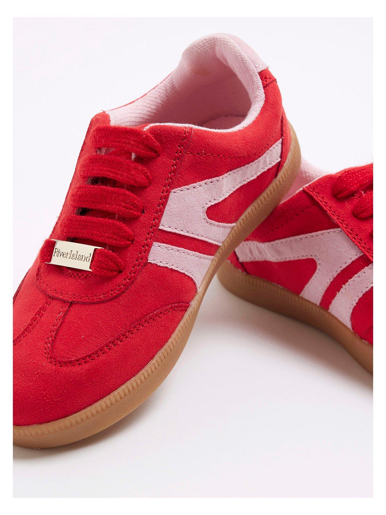 river-island-girls-lace-up-trainers-reddetail