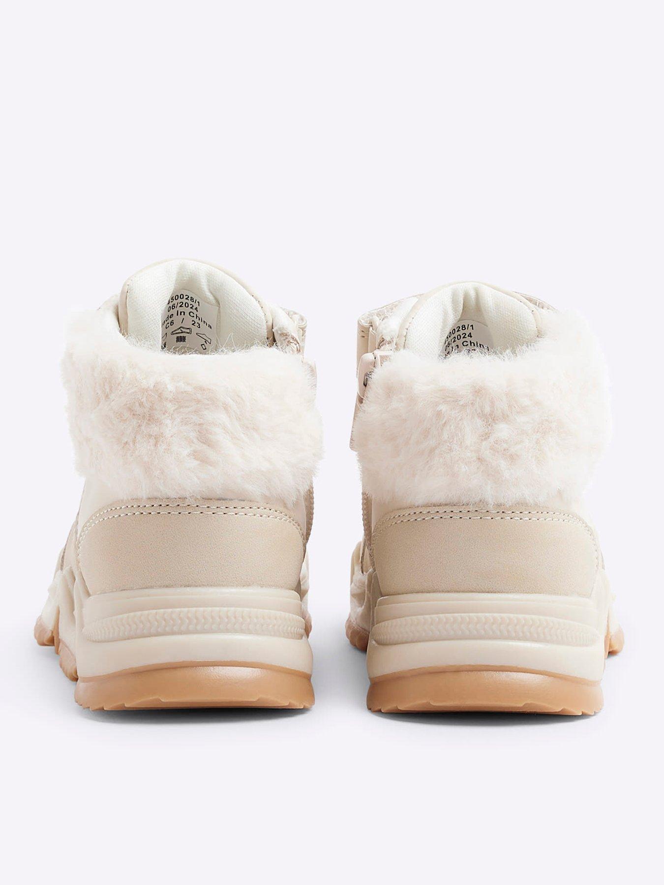 river-island-mini-mini-girl-faux-fur-cuff-trainers-creamback