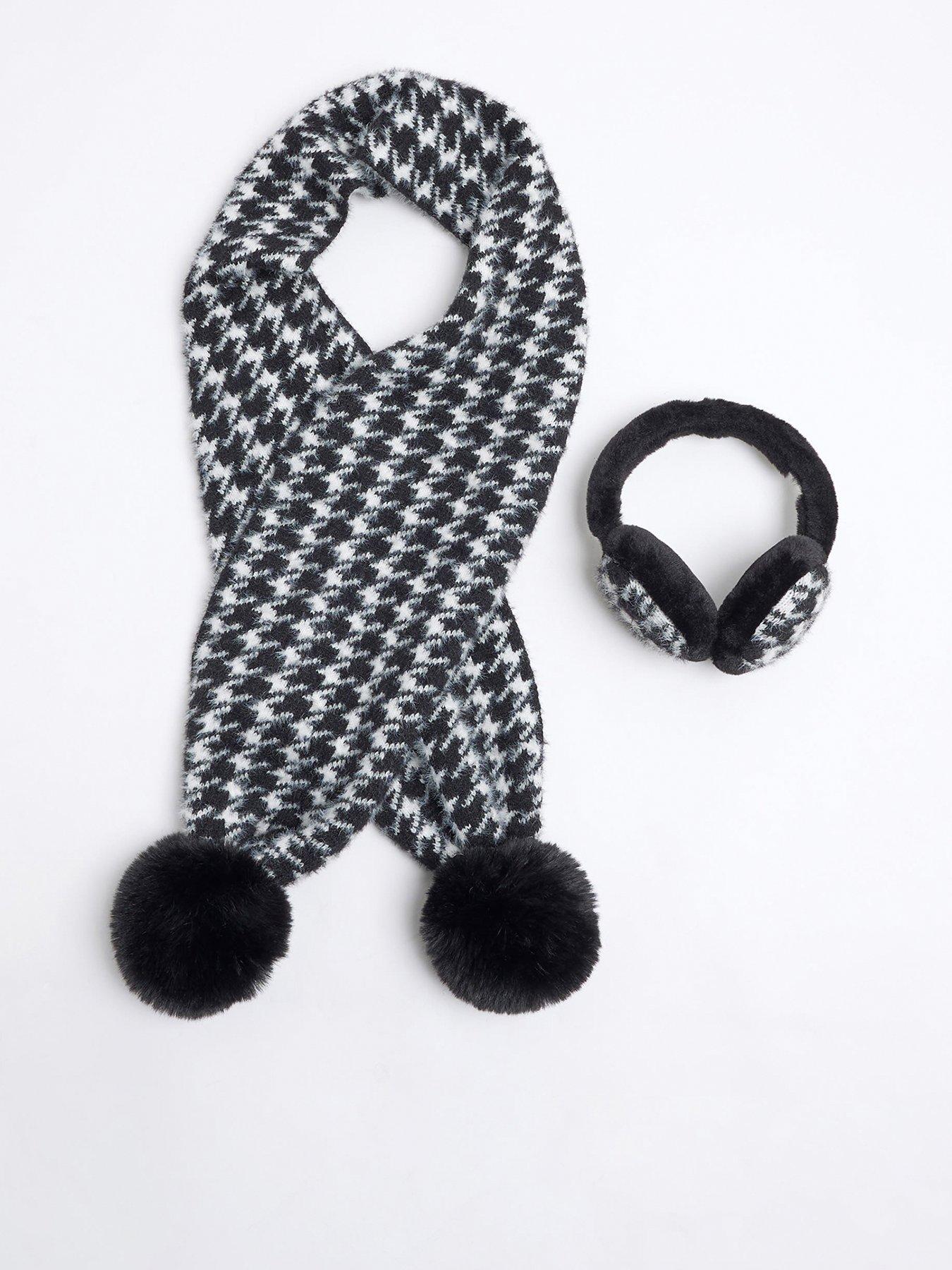 river-island-dogtooth-earmuff-and-scarf-set-white