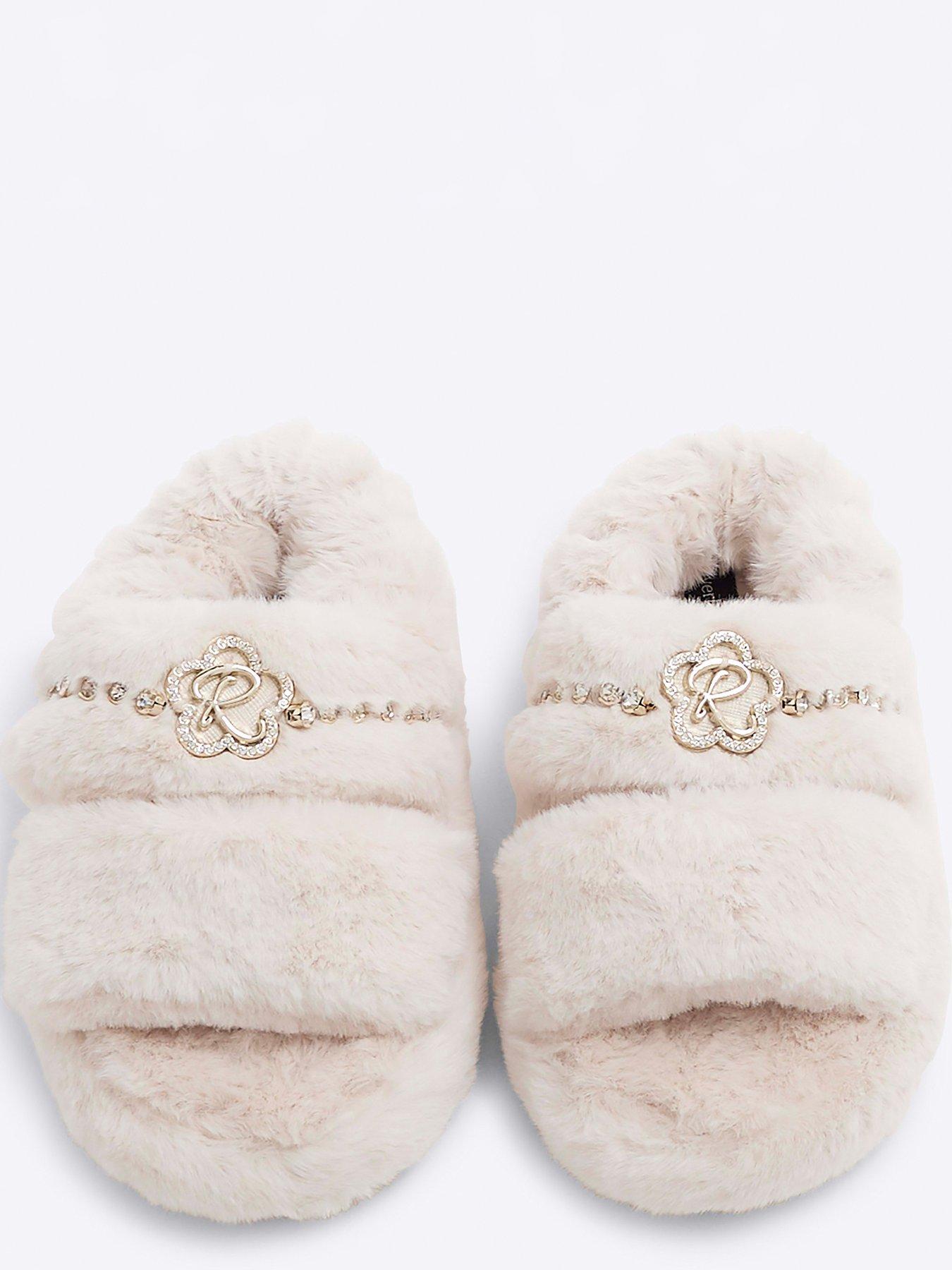 river-island-girls-faux-fur-open-toe-slipper-creamdetail