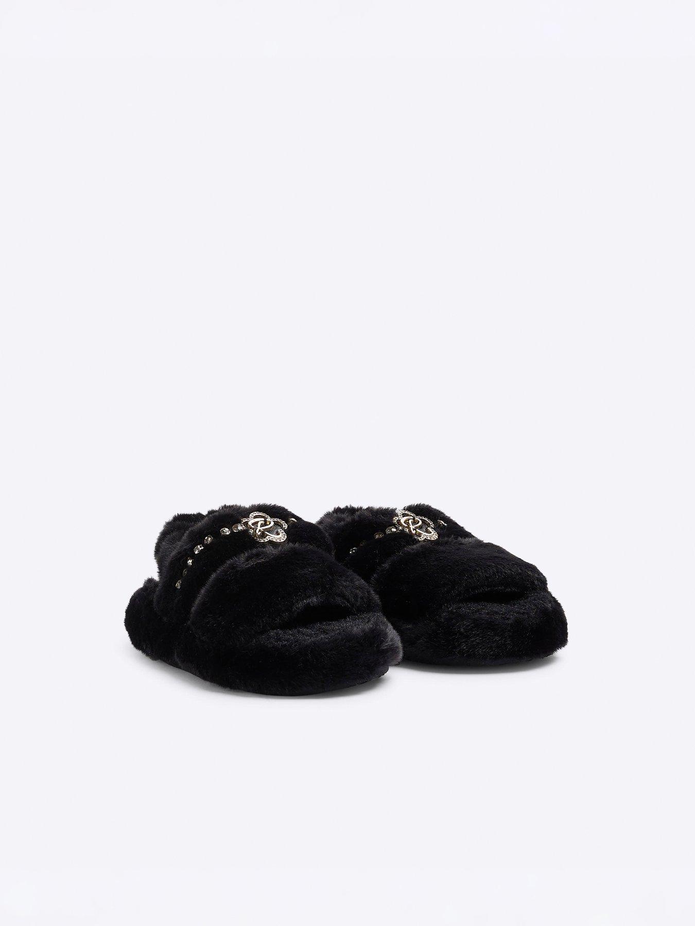 river-island-girls-faux-fur-open-toe-slippers-blackstillFront