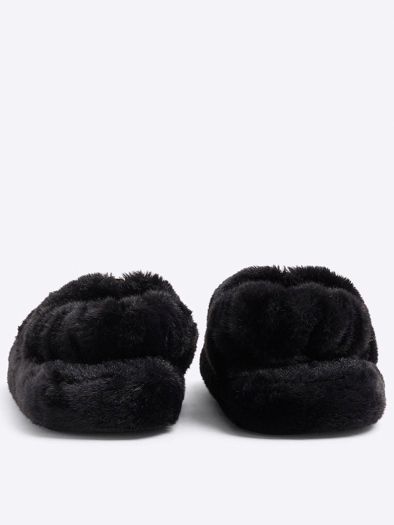 river-island-girls-faux-fur-open-toe-slippers-blackback