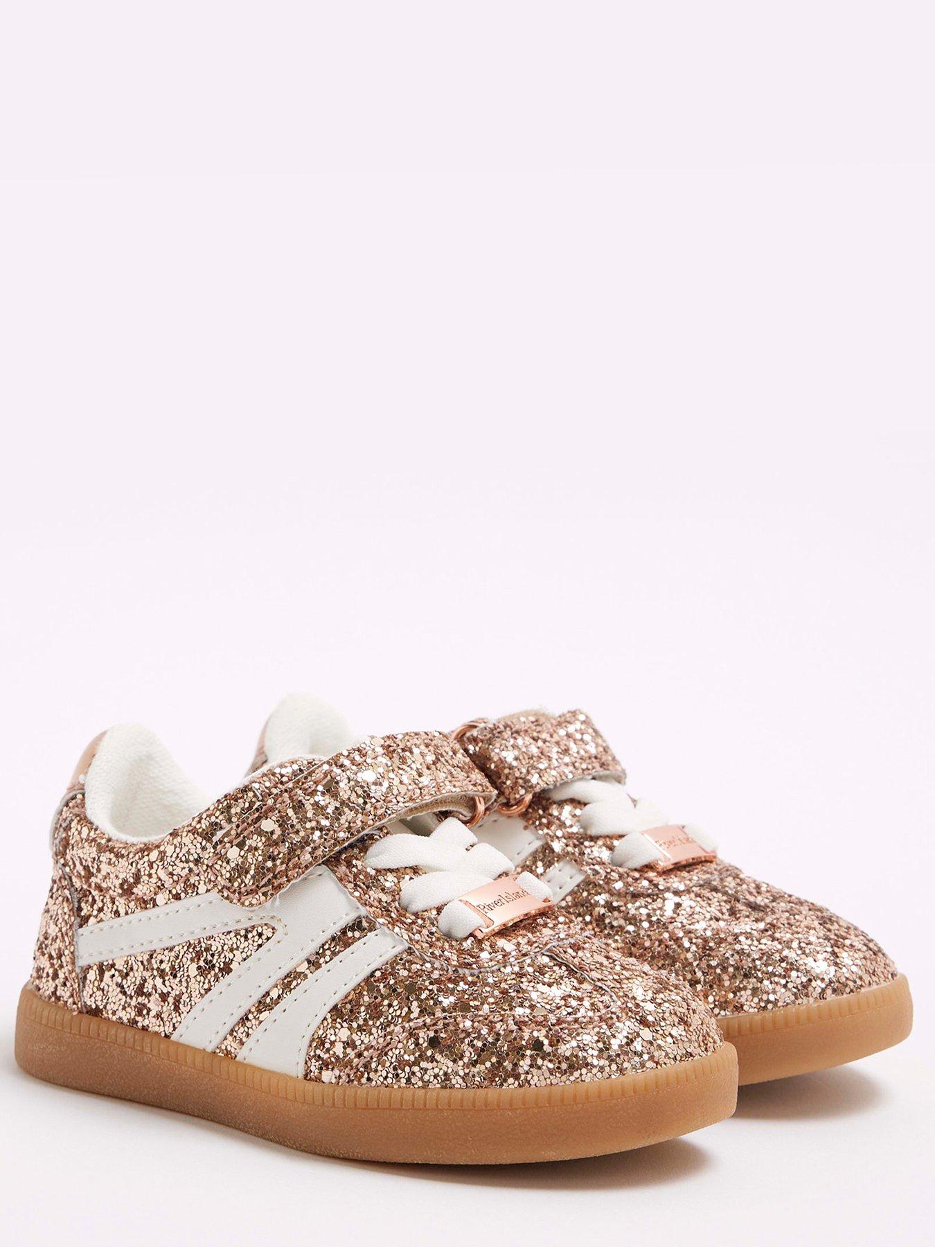 river-island-mini-mini-girls-glitter-slip-on-trainers-pinkoutfit