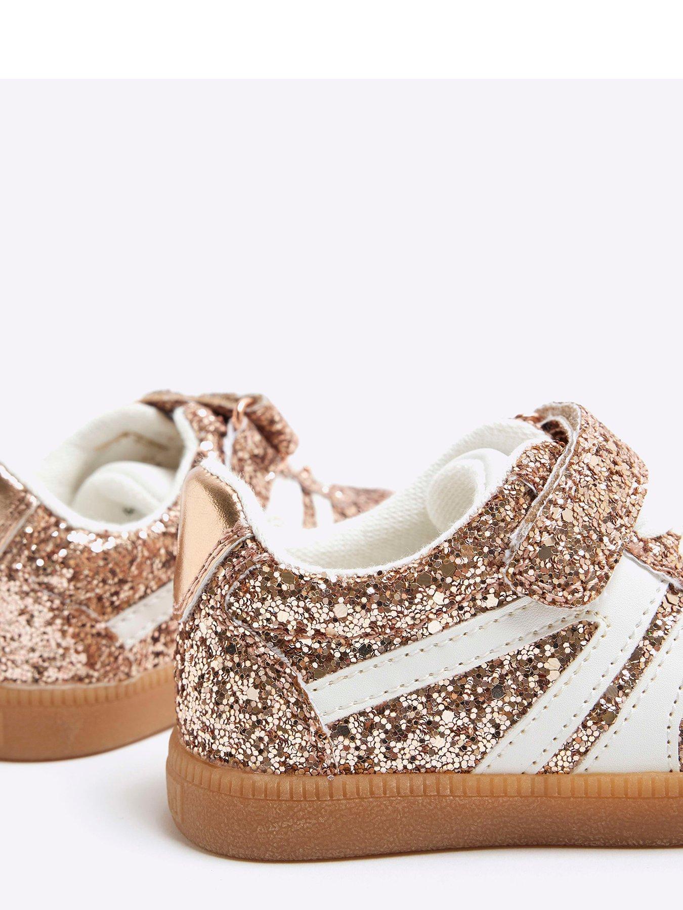 river-island-mini-mini-girls-glitter-slip-on-trainers-pinkdetail