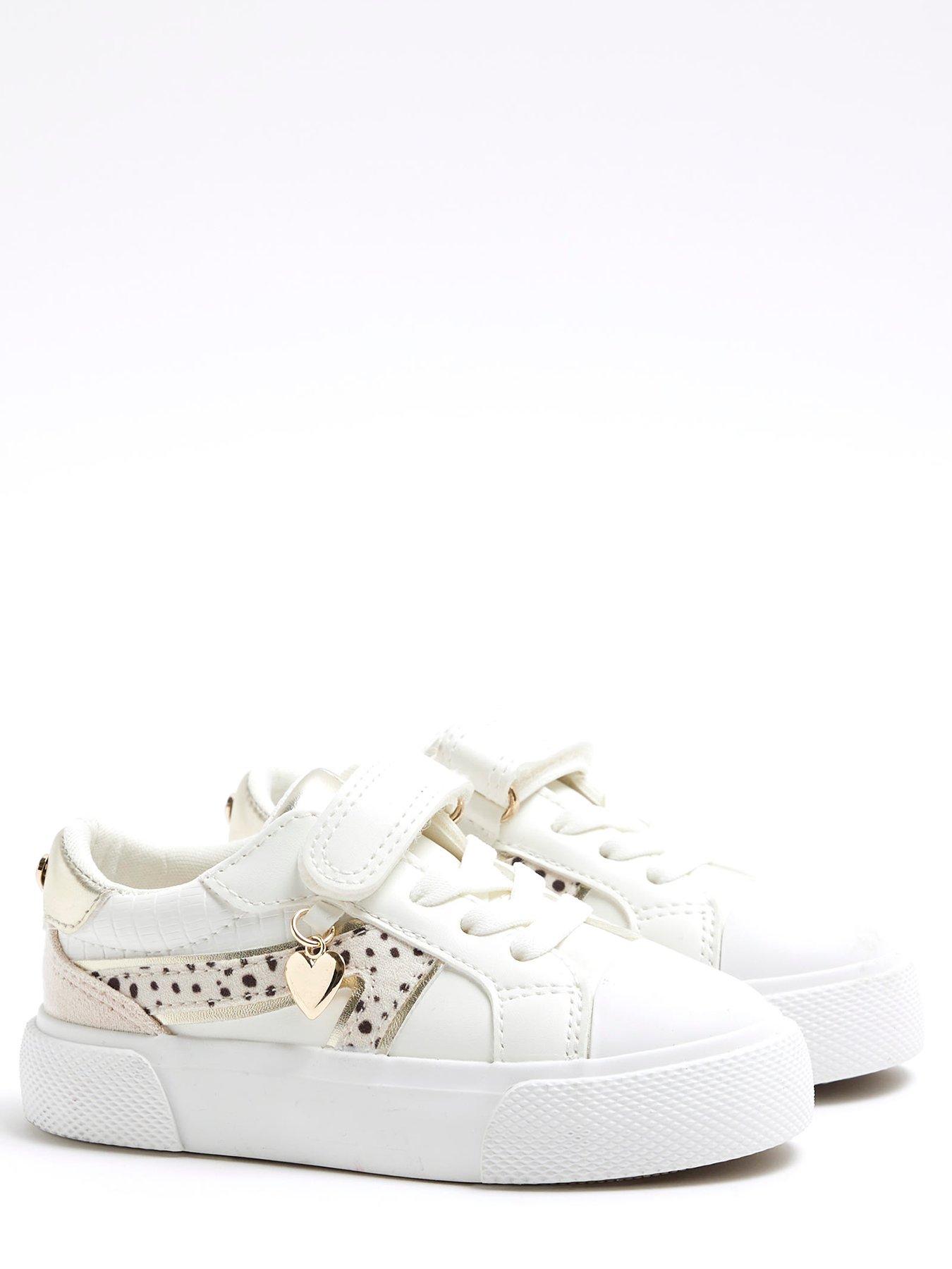 river-island-mini-girls-dalmatian-velcro-trainers-whiteoutfit