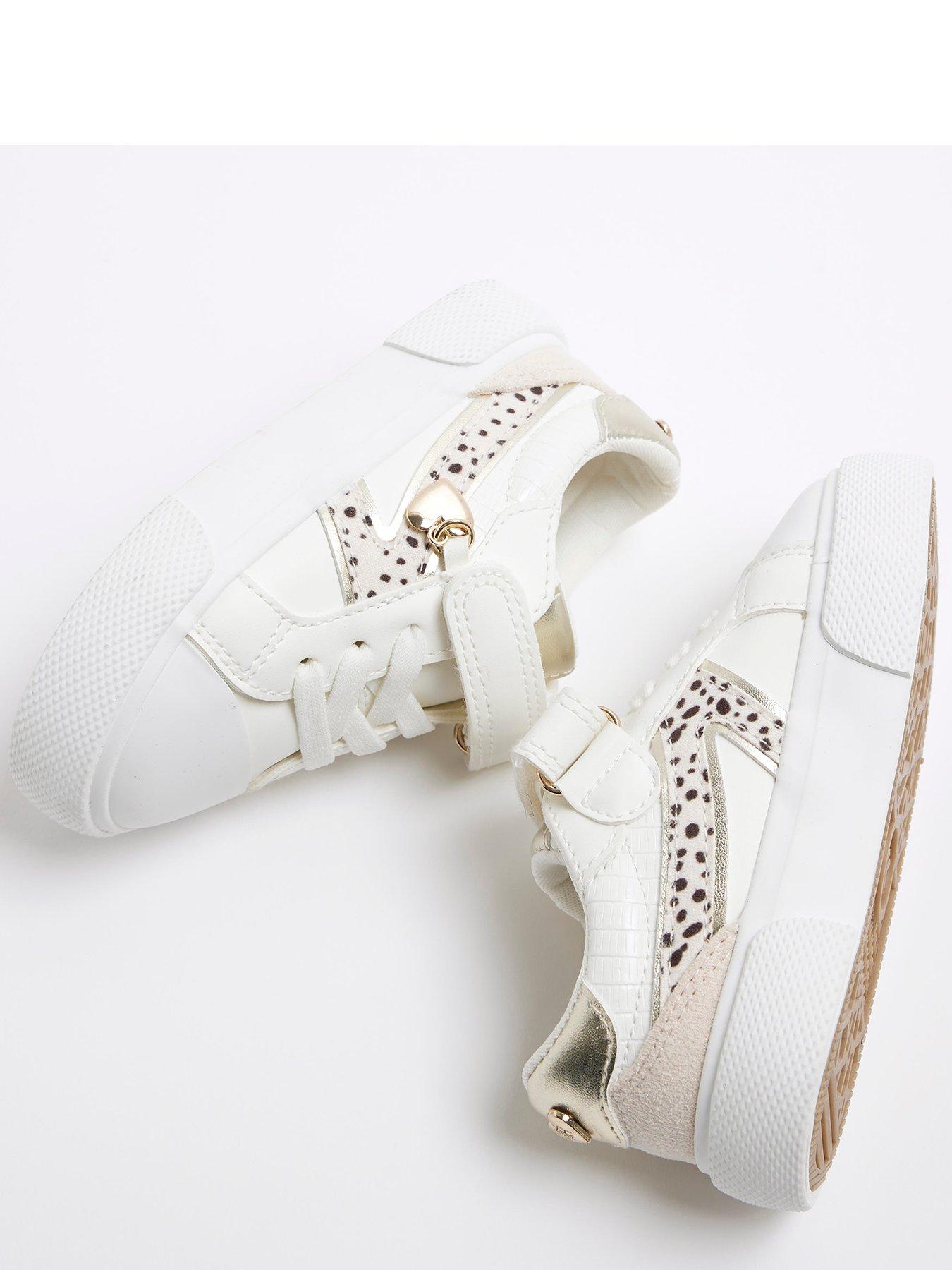 river-island-mini-girls-dalmatian-velcro-trainers-whitedetail