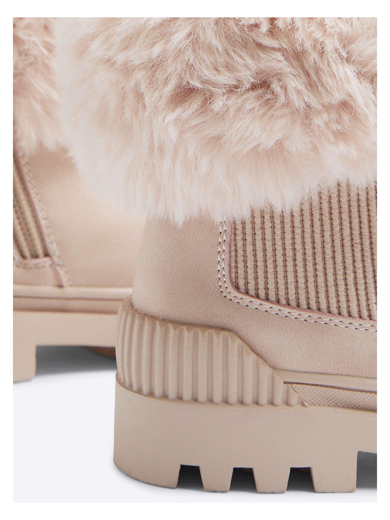 river-island-mini-mini-girl-faux-fur-cuff-boots-pinkdetail