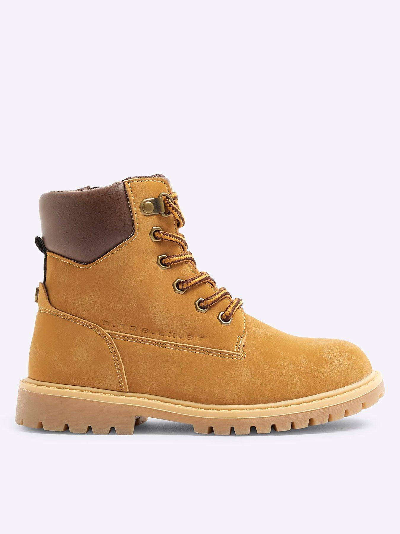 river-island-boys-nubuck-worker-boot-brown